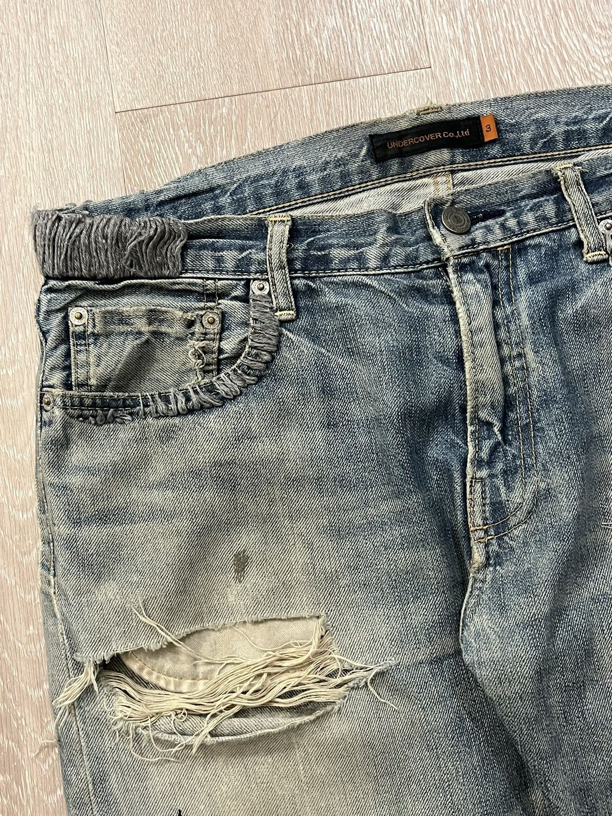 Undercover AW06 Guruguru BBV Bug/Insect Denim Jeans Size US 32 / EU 48 - 4 Thumbnail