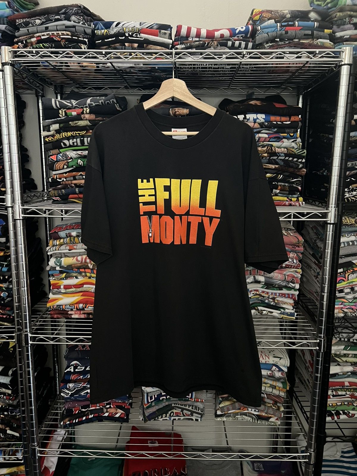 Hanes 2000 The Full Monty Drop Everything Promo Movie Tee FOX Size US XL / EU 56 / 4 - 2 Thumbnail