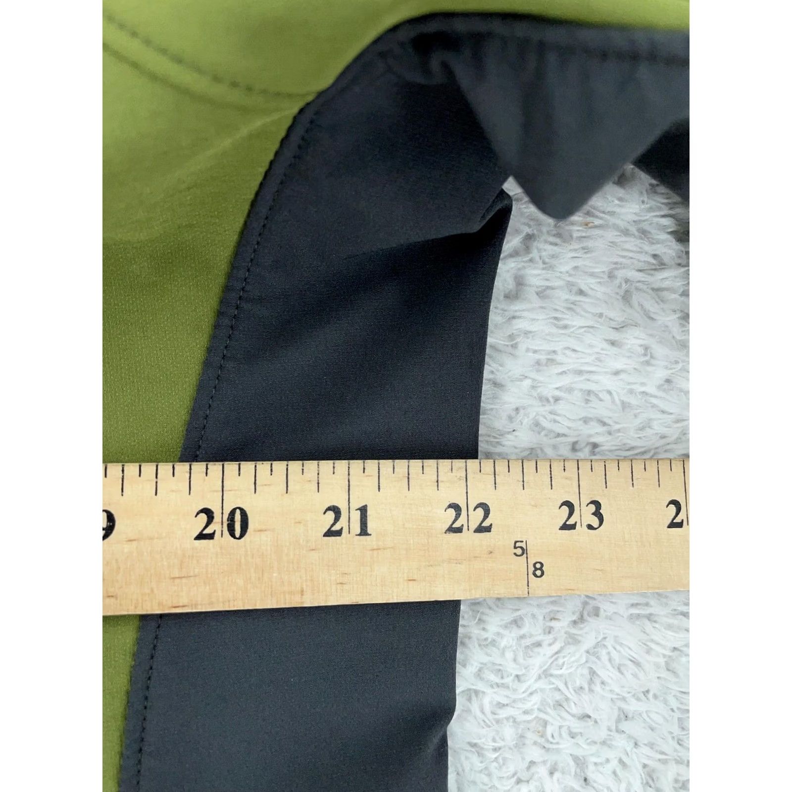 Vintage REI Windbreaker Jacket Mens Large Green Black Full Zip Hooded Softshell Hiking Outdoor Activewear Casual- Mens L Green Jacket Size US L / EU 52-54 / 3 - 7 Thumbnail
