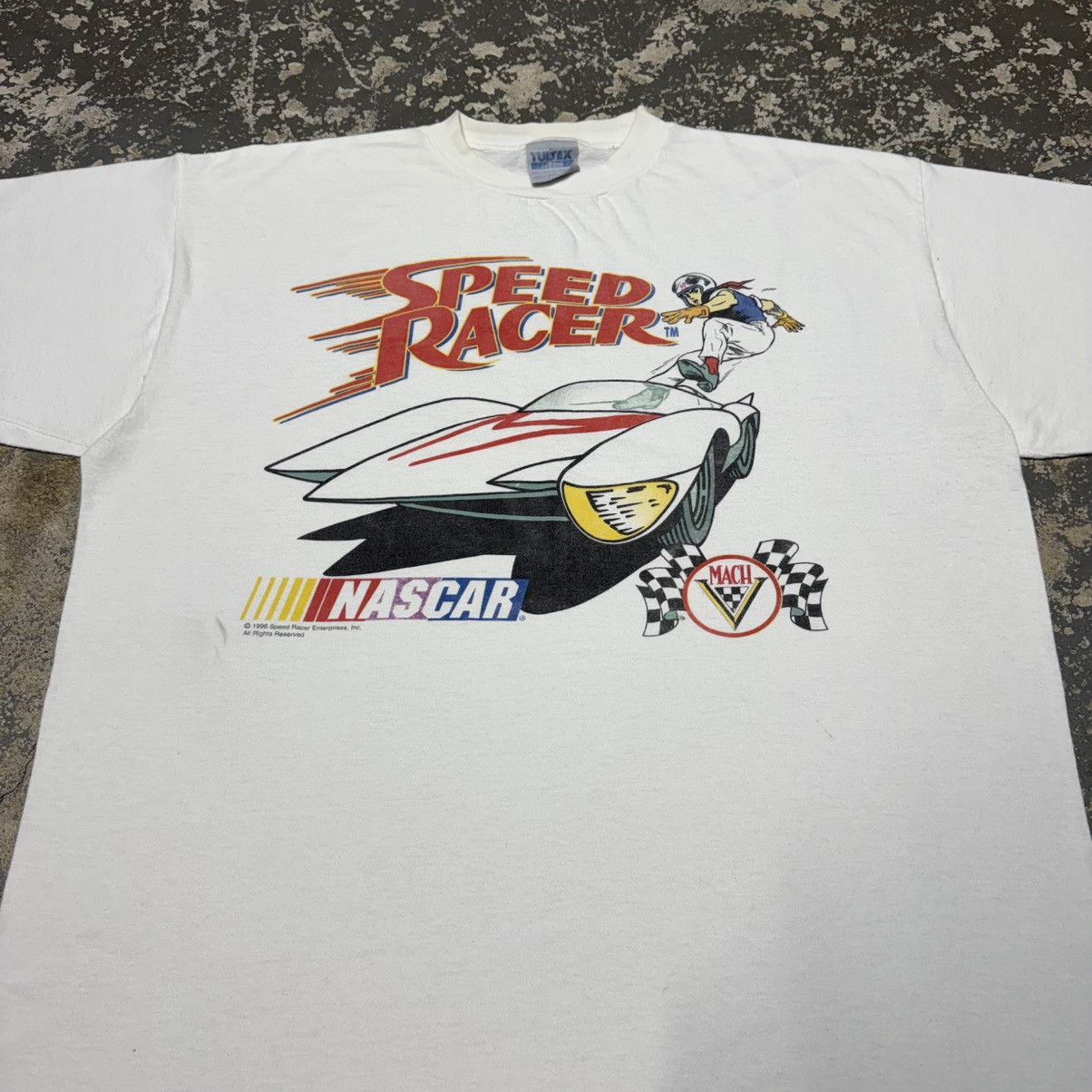 NASCAR Vintage Speed Racer Nascar Racing Tshirt Size US XL / EU 56 / 4 - 8 Thumbnail