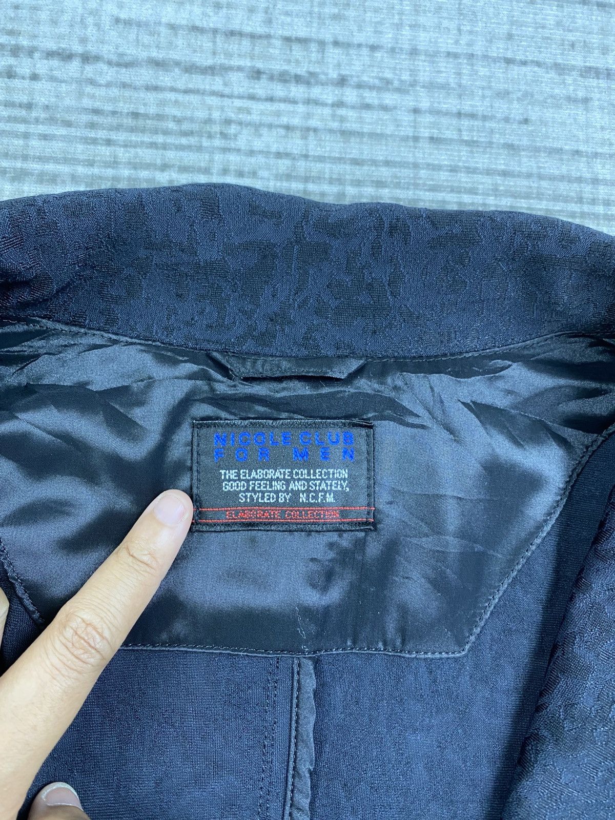 Japanese Brand × Nicole Club × Vintage Vintage Nicole Club For Men Elaborate Collection Blazer Size US S / EU 44-46 / 1 - 8 Thumbnail