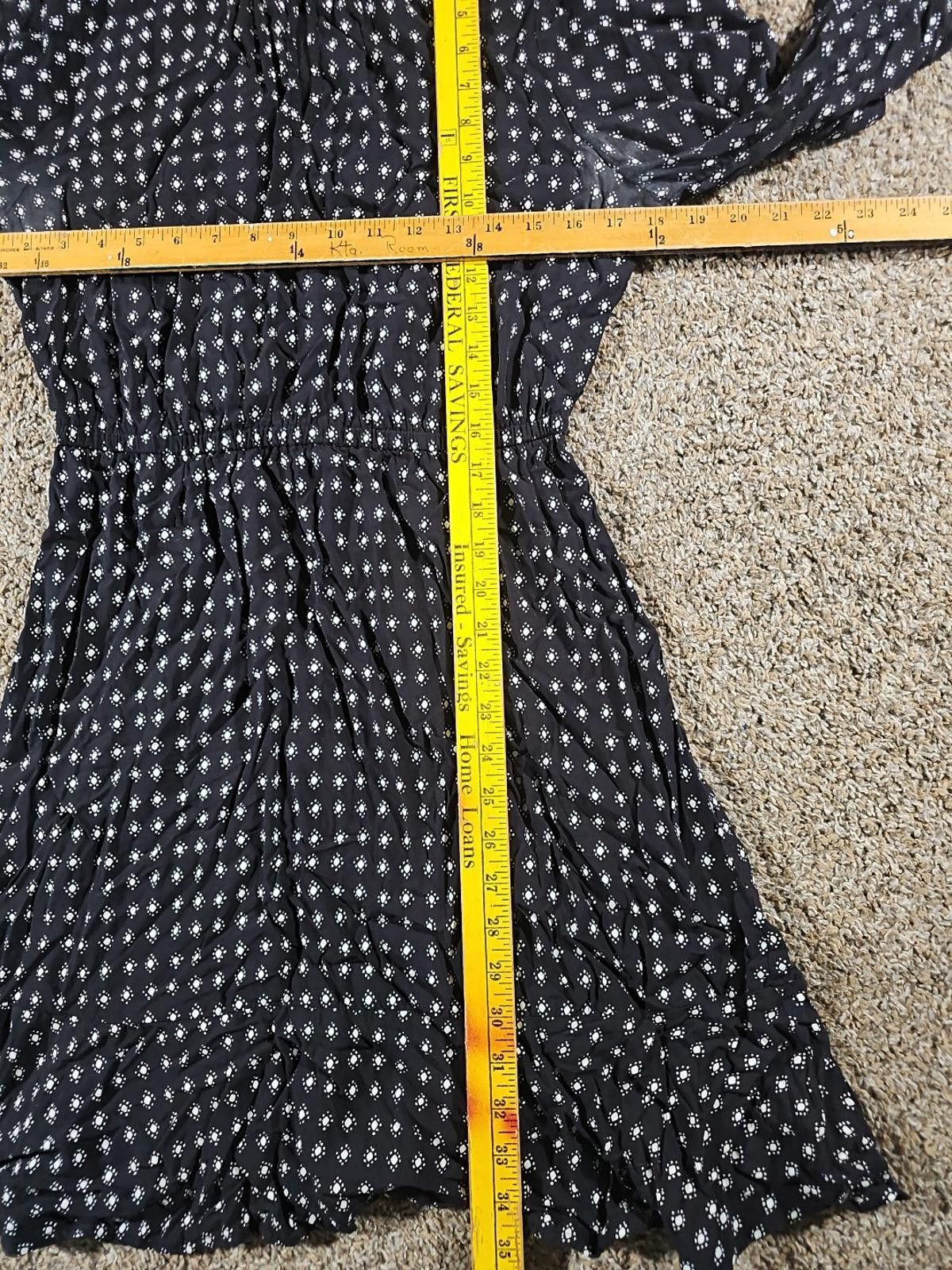 Old Navy Old Navy Medium LS Black Dress Size M / US 6-8 / IT 42-44 - 3 Thumbnail