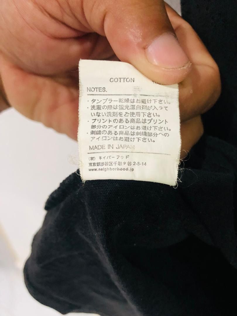 Japanese Brand × Neighborhood Neighbourhood Black tshirt Size US M / EU 48-50 / 2 - 11 Thumbnail