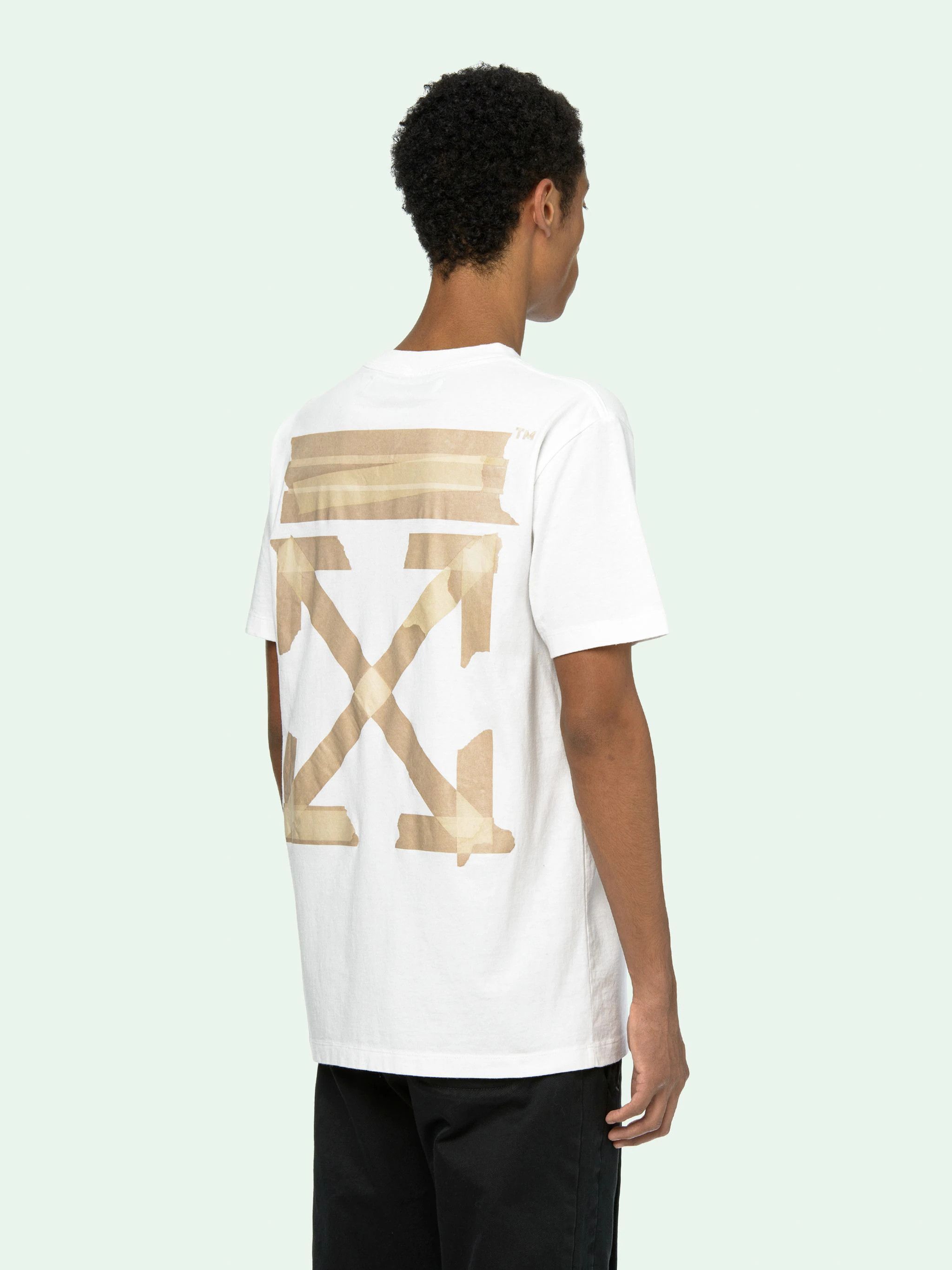 Off-White White Tape Arrows Logo T-Shirt Size XL / US 12-14 / IT 48-50 - 3 Thumbnail