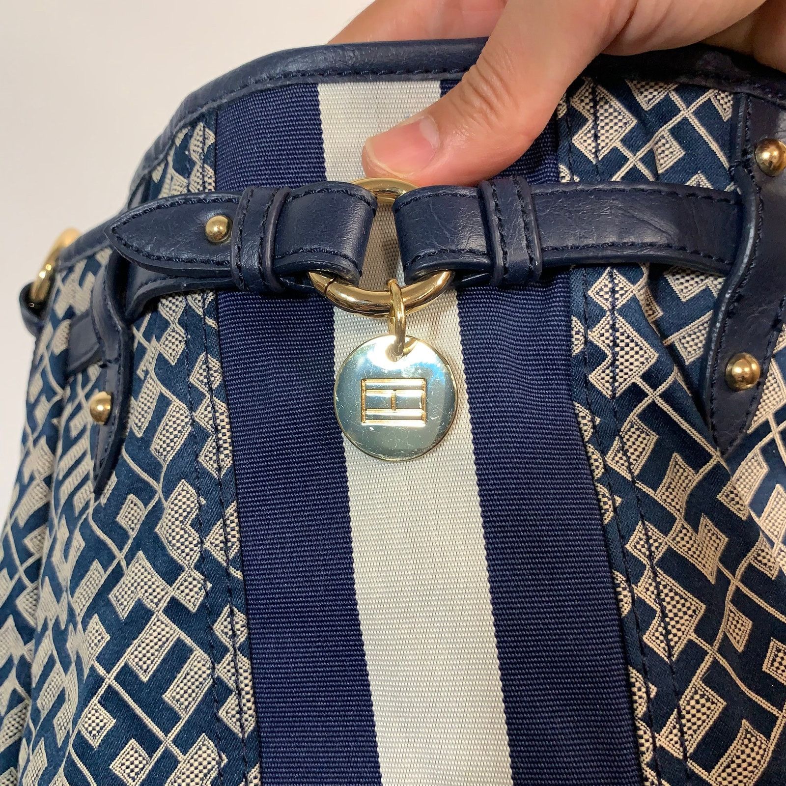 Tommy Hilfiger Tommy Hilfiger Blue Purse Size ONE SIZE - 7 Thumbnail