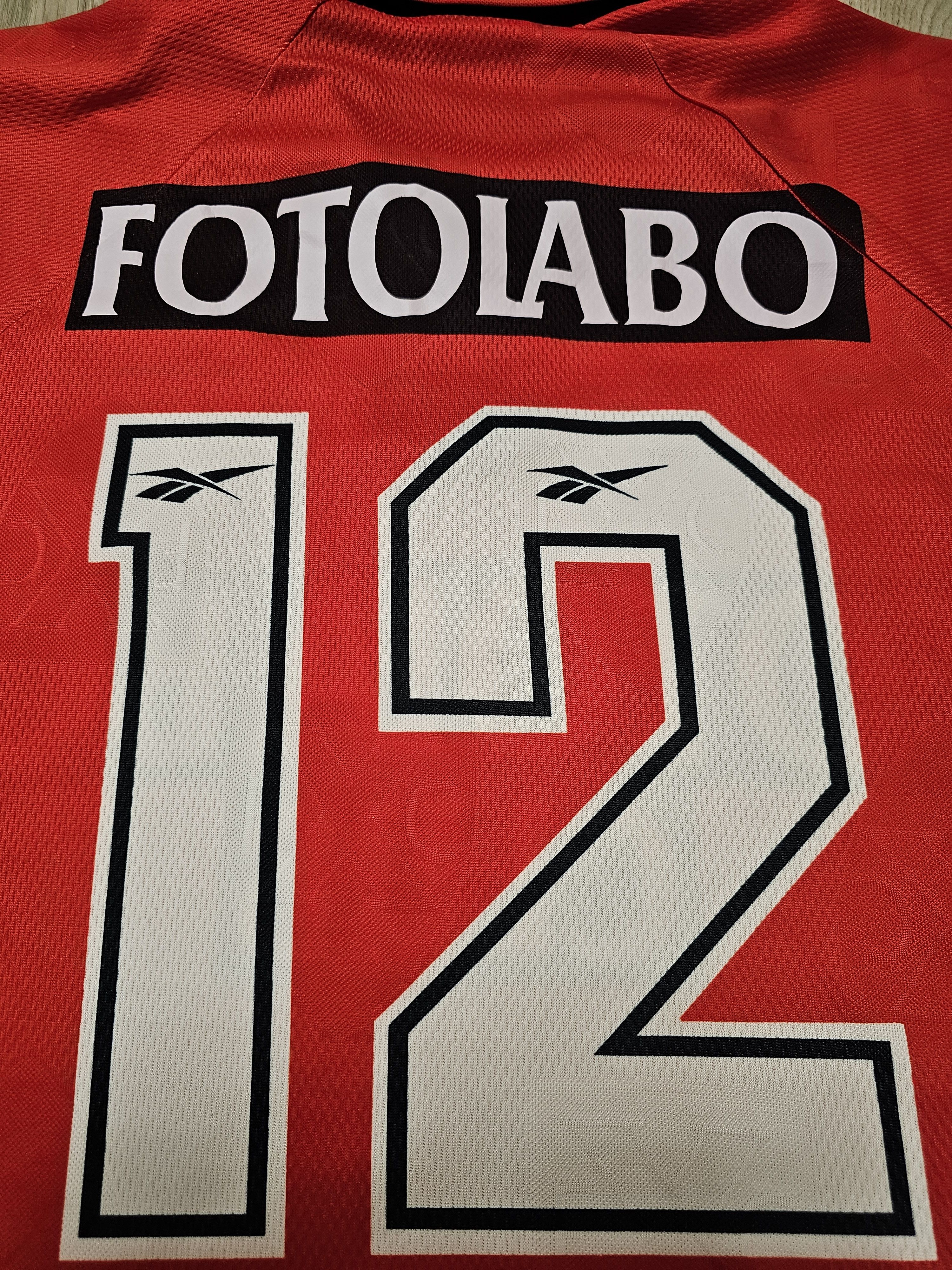 Reebok × Vintage NEUCHATEL XAMAX 1995 1996 MATCH WORN FOOTBALL SOCCER JERSEY Size US XL / EU 56 / 4 - 7 Thumbnail