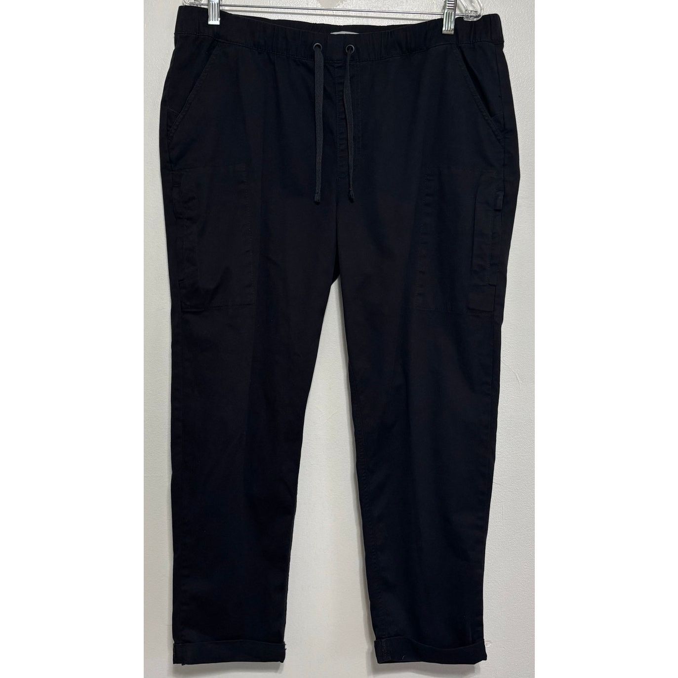 Other Ocean + Coast Black Casual Front Drawstring Pants Size 14 Size 36" / US 14 / IT 50 - 1 Thumbnail