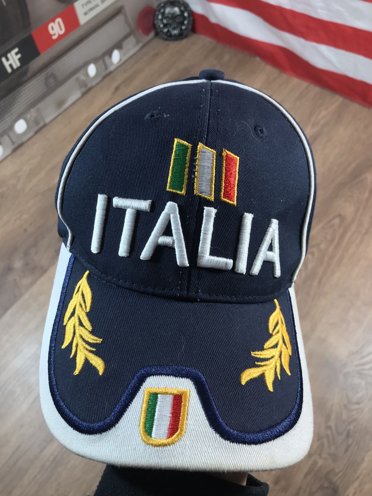 Vintage Vintage Italia Cap Big logo Size ONE SIZE - 2 Thumbnail
