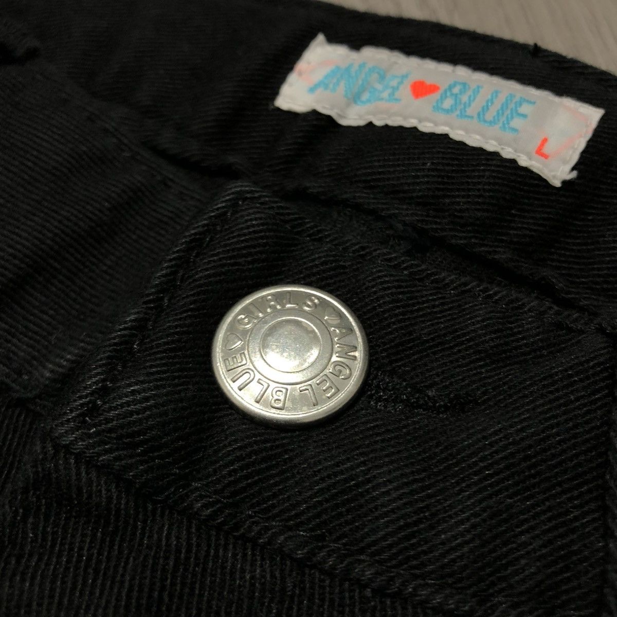 Angel Blue 2000s Angel Blue Cute Girls Denim Jeans Pants Black Lgb Size US 26 / EU 42 - 14 Thumbnail
