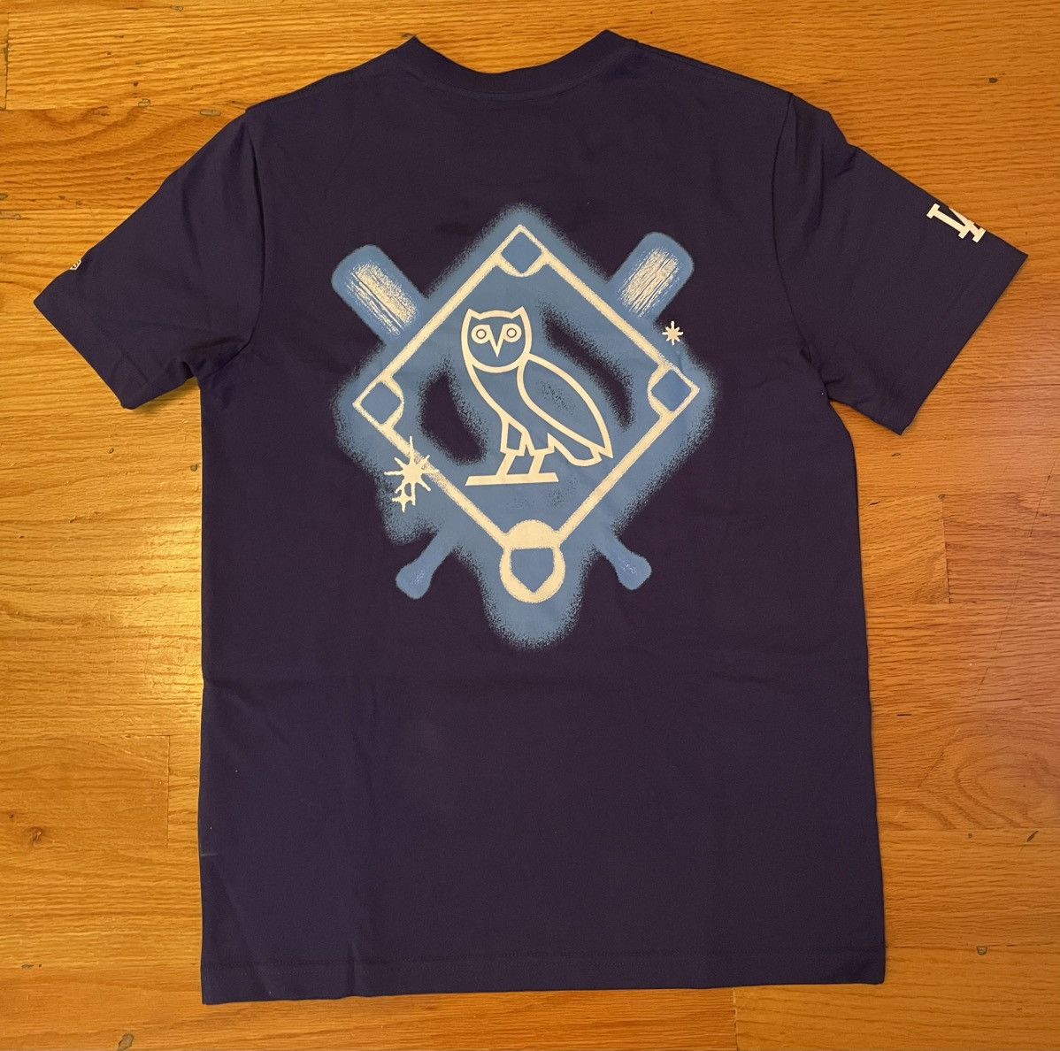 October's Very Own Los Angeles Dodgers OVO x New Era Graffiti T-Shirt - Royal Size US XS / EU 42 / 0 - 2 Thumbnail