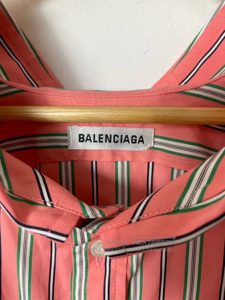 Balenciaga Balenciaga Striped Shirt Size XS / US 0-2 / IT 36-38 - 3 Thumbnail