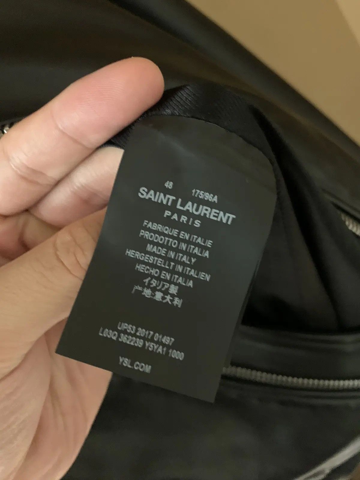 Saint Laurent Paris Saint Laurent 2017 caferacer size 48 Size US M / EU 48-50 / 2 - 6 Thumbnail