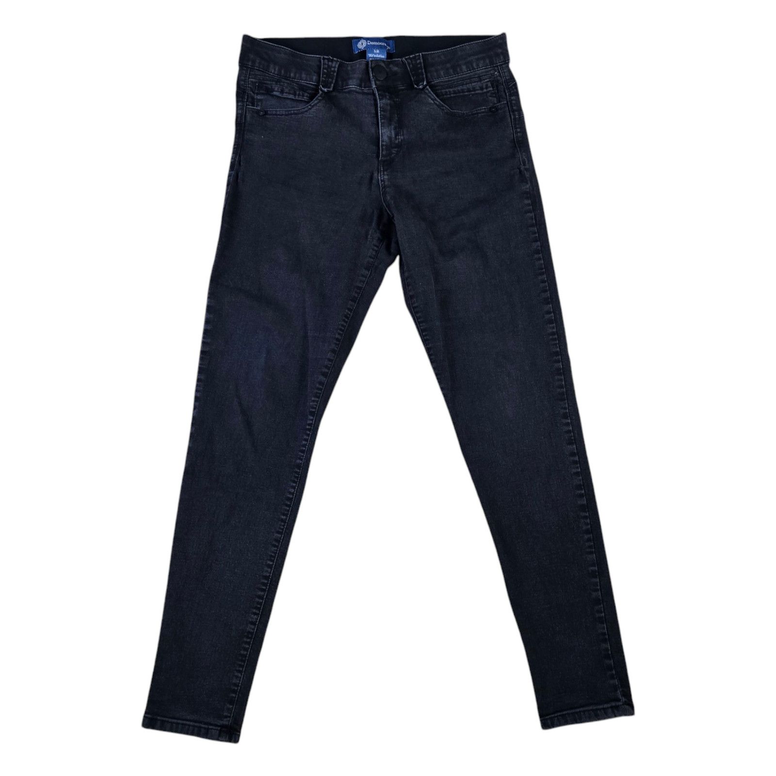 Other Democracy Black "Ab"Solution Skinny Jeans Size 12 Size 34" / US 12 / IT 48 - 3 Thumbnail