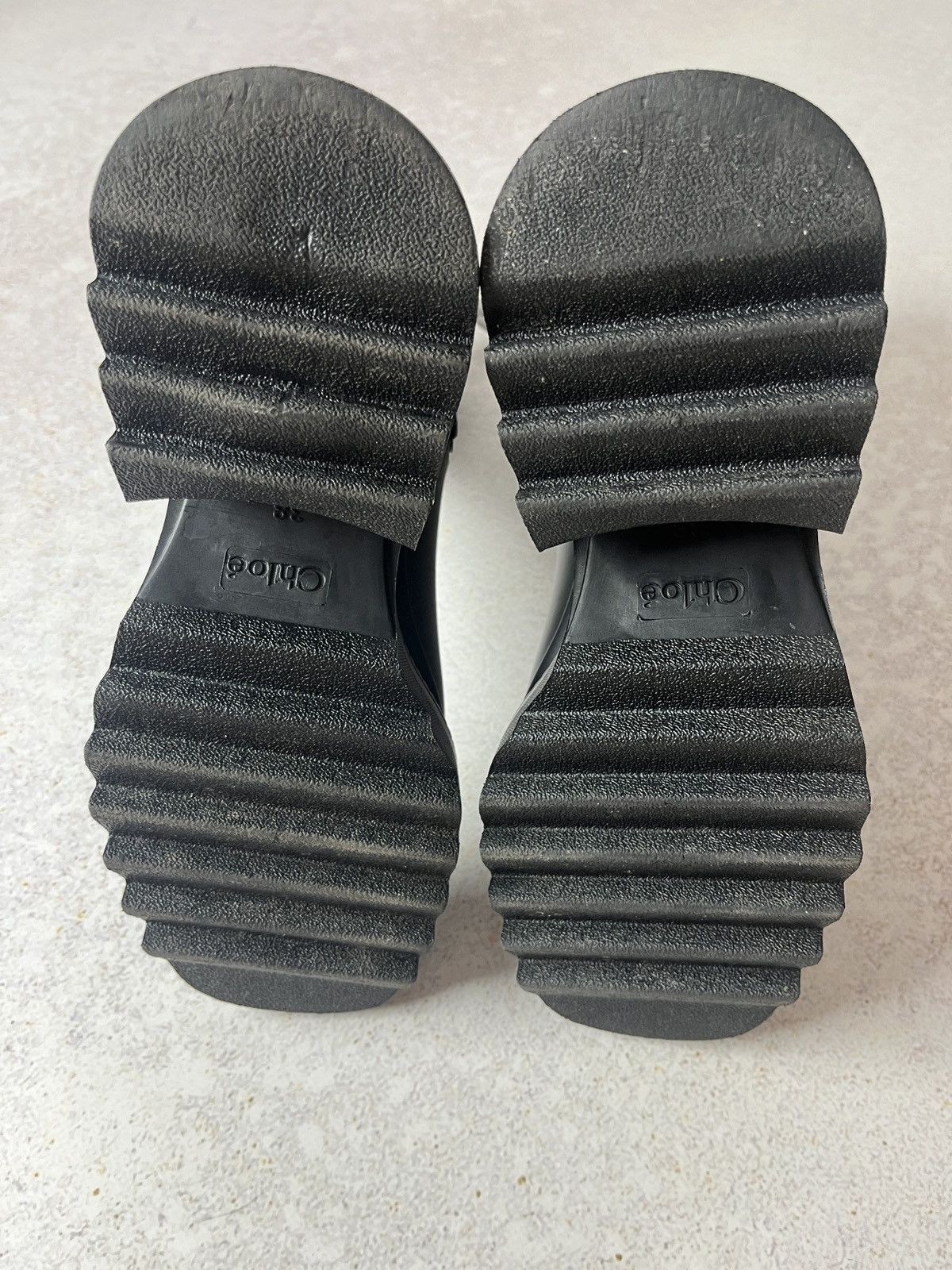 Chloe DDP CHLOE Betty Rain Boots Black Womens Luxury Size US 8 / IT 38 - 3 Thumbnail
