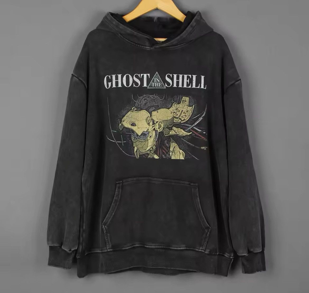 Ghost in the Shell Washed Cotton Hoodie