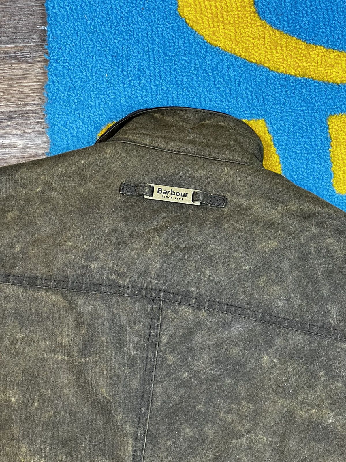 Barbour Barbour Ogston Green Waxed Jacket with Elbow Size US S / EU 44-46 / 1 - 11 Thumbnail