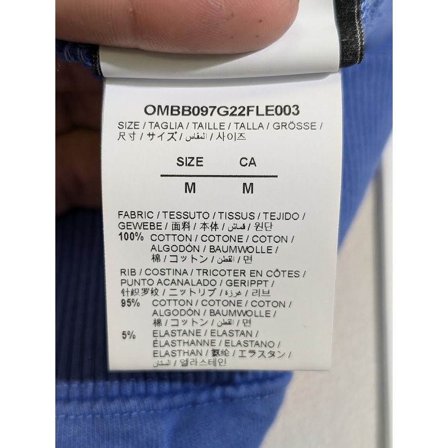 Off-White o1rshd1 SMR- Ibiza Hoodie in Blue White Size US M / EU 48-50 / 2 - 22 Thumbnail