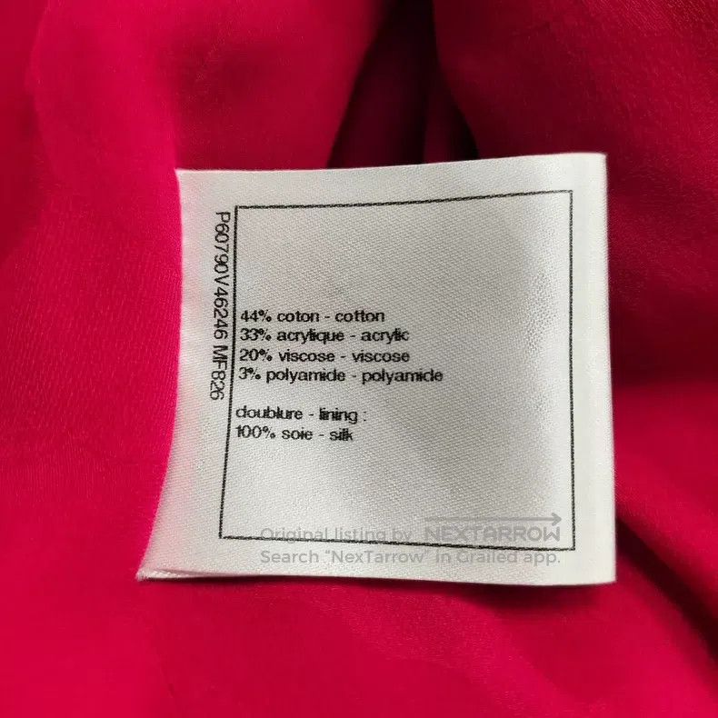 Chanel Chanel Blended tweed coat red colour block Size XS / US 0-2 / IT 36-38 - 7 Thumbnail