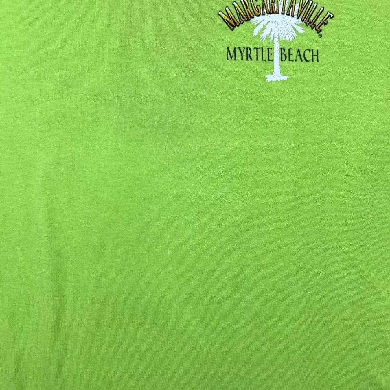Vintage Margaritaville Myrtle Beach Souvenir Graphic Green T-Shirt Small Men’s Short Sleeve Cotton Size US S / EU 44-46 / 1 - 5 Thumbnail