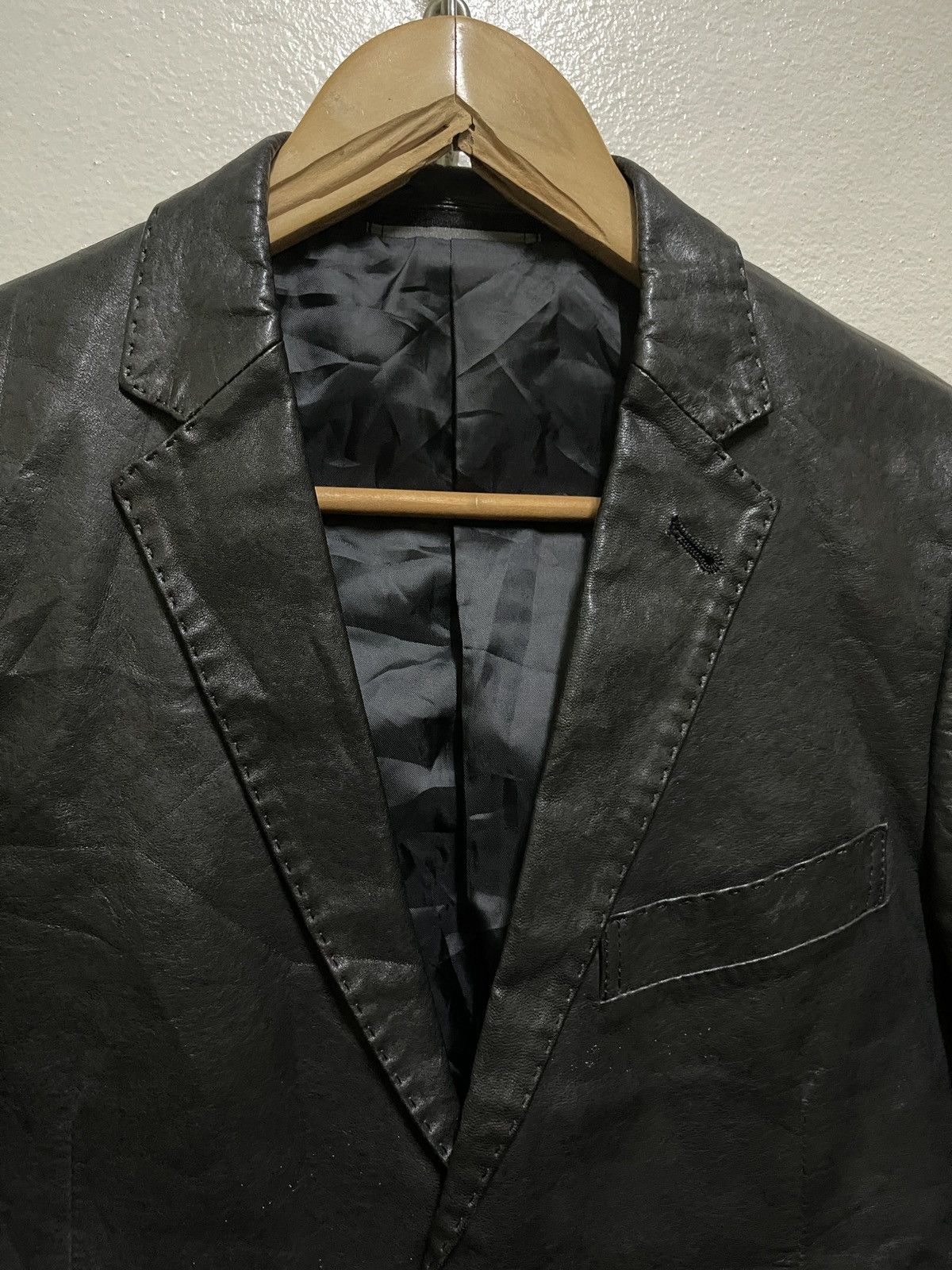 Paul Smith Paul Smith Leather Jacket Blazer Size US S / EU 44-46 / 1 - 4 Thumbnail