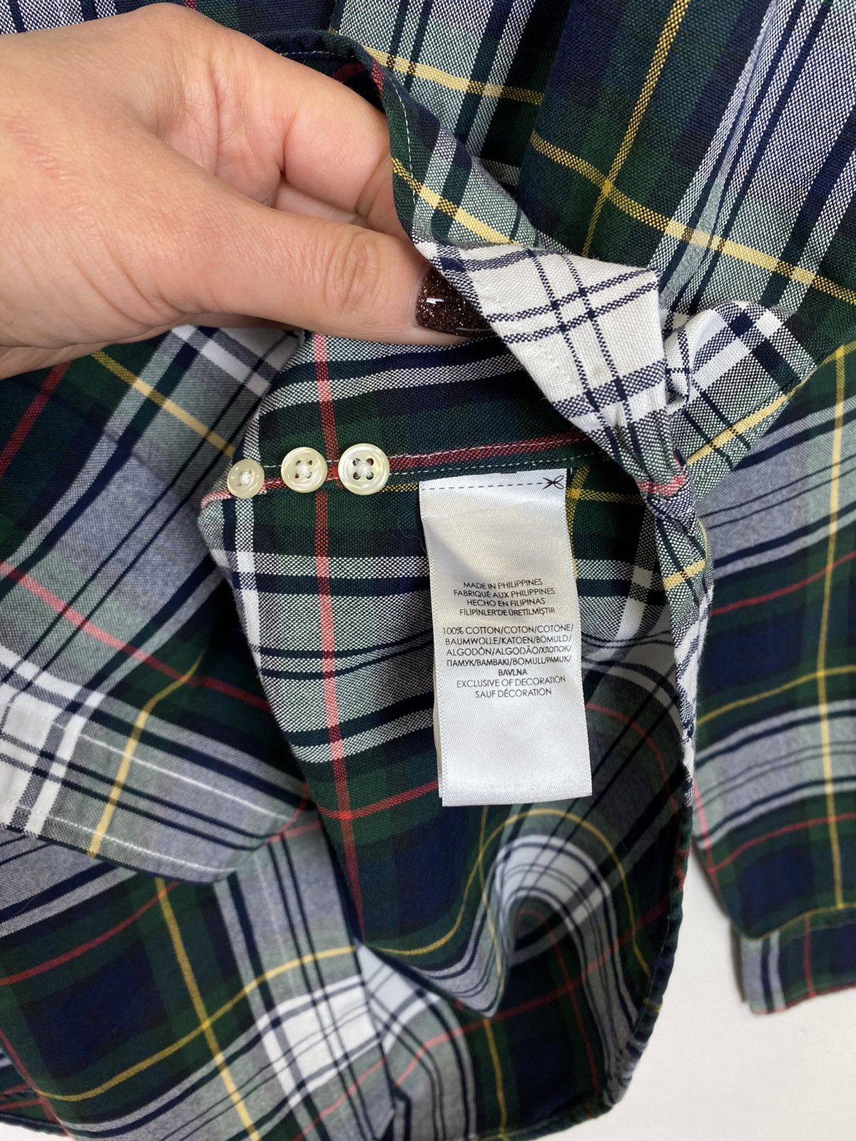 Polo Ralph Lauren Vintage Ralph Lauren Plaid Slim Fit Shirt Men’s Size XXL Size US XXL / EU 58 / 5 - 6 Thumbnail