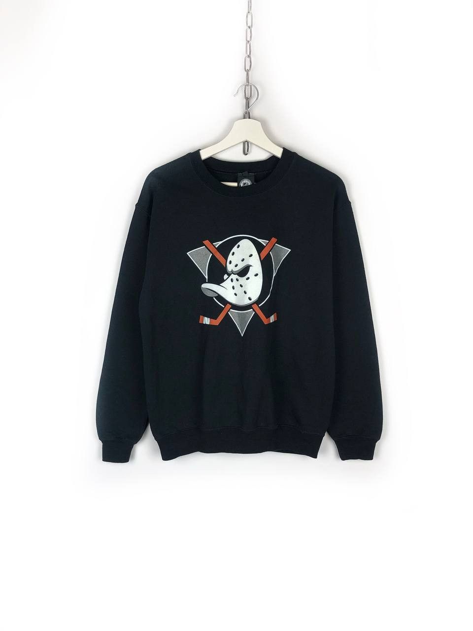 NHL NHL The Mighty Ducks Sweatshirt Pullover size S Black Size US S / EU 44-46 / 1 - 1 Thumbnail