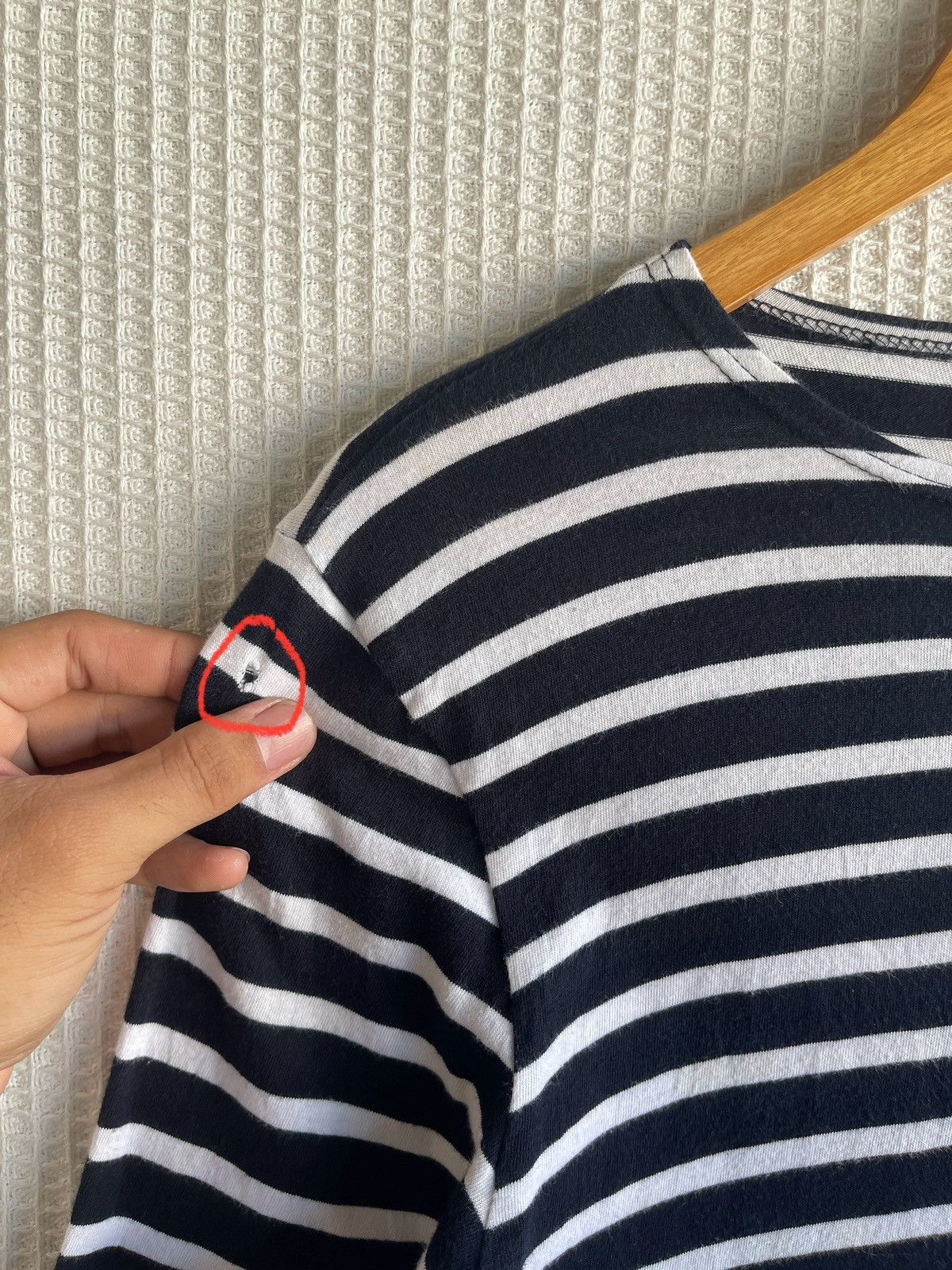 Saint James VINTAGE 90s🔥SAINTS JAMES🔥Striped Sailor Boat Neck Longsleeve Size US XS / EU 42 / 0 - 3 Thumbnail