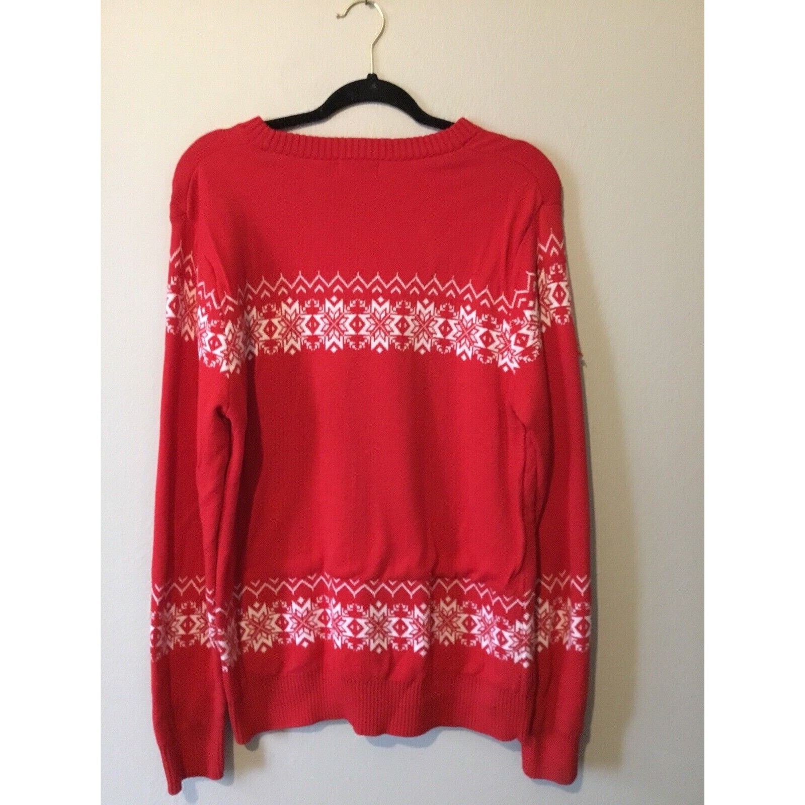 Alex Cannon Ugly Christmas Sweater Rare Reindeer Christmas Naughty Size M / US 6-8 / IT 42-44 - 2 Thumbnail