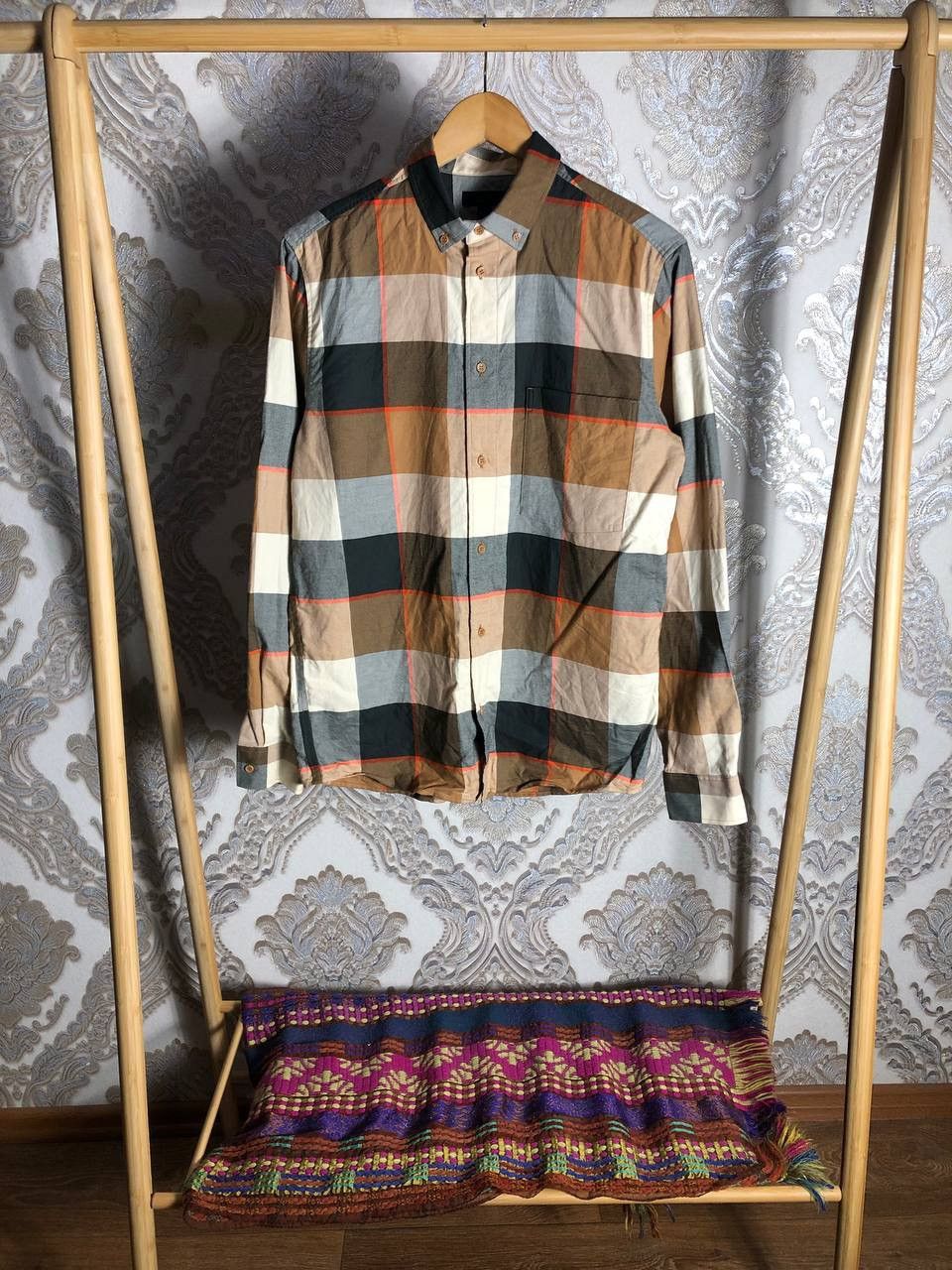 Cos VINTAGE COS FLANNEL CLASSIC SHIRT ITALIAN DESIGNER DELUX Y2K Size US S / EU 44-46 / 1 - 2 Thumbnail
