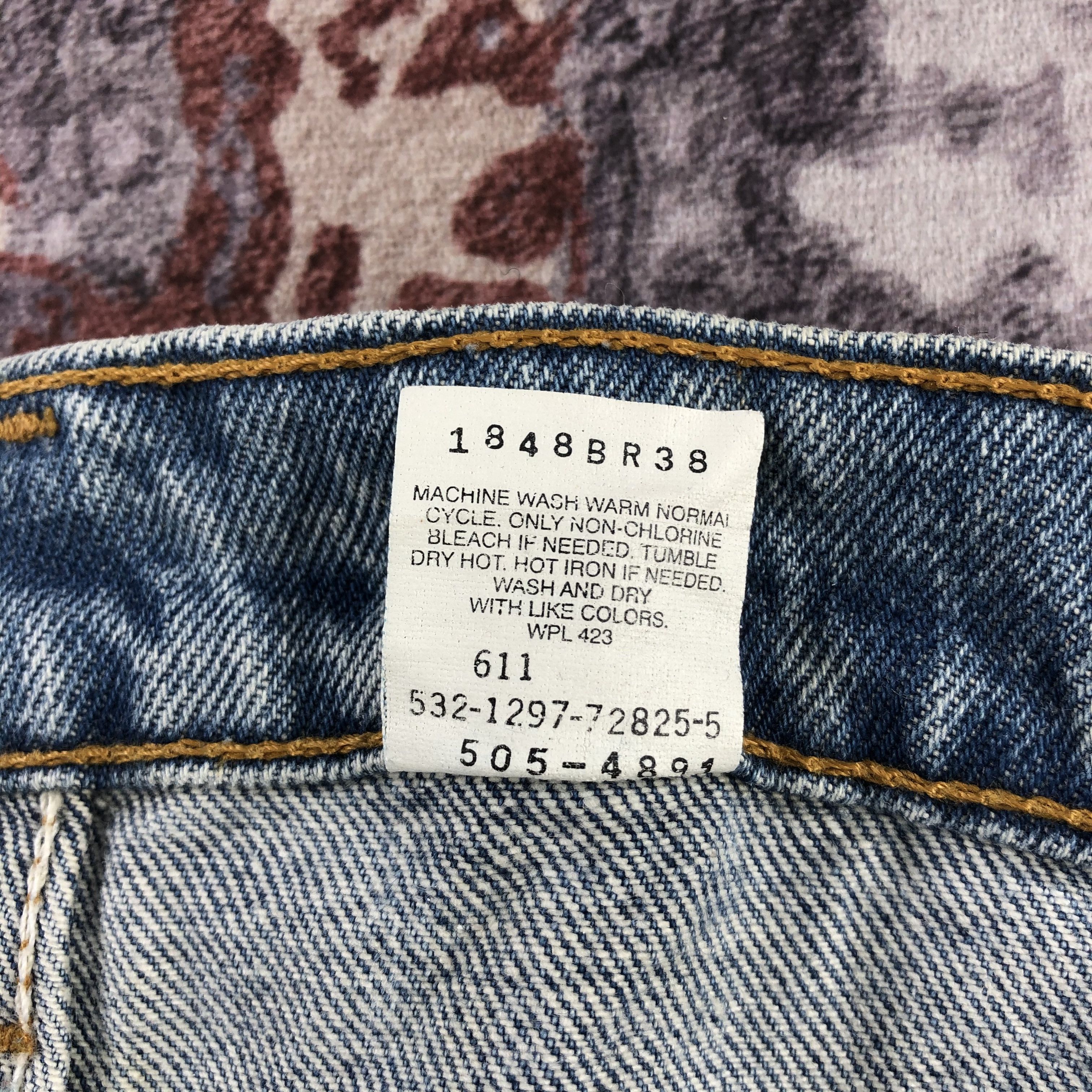 Levi's × Vintage 90s Vintage Blue Wash Levis 505 Jeans-JM2821 Size US 40 / EU 56 - 11 Thumbnail