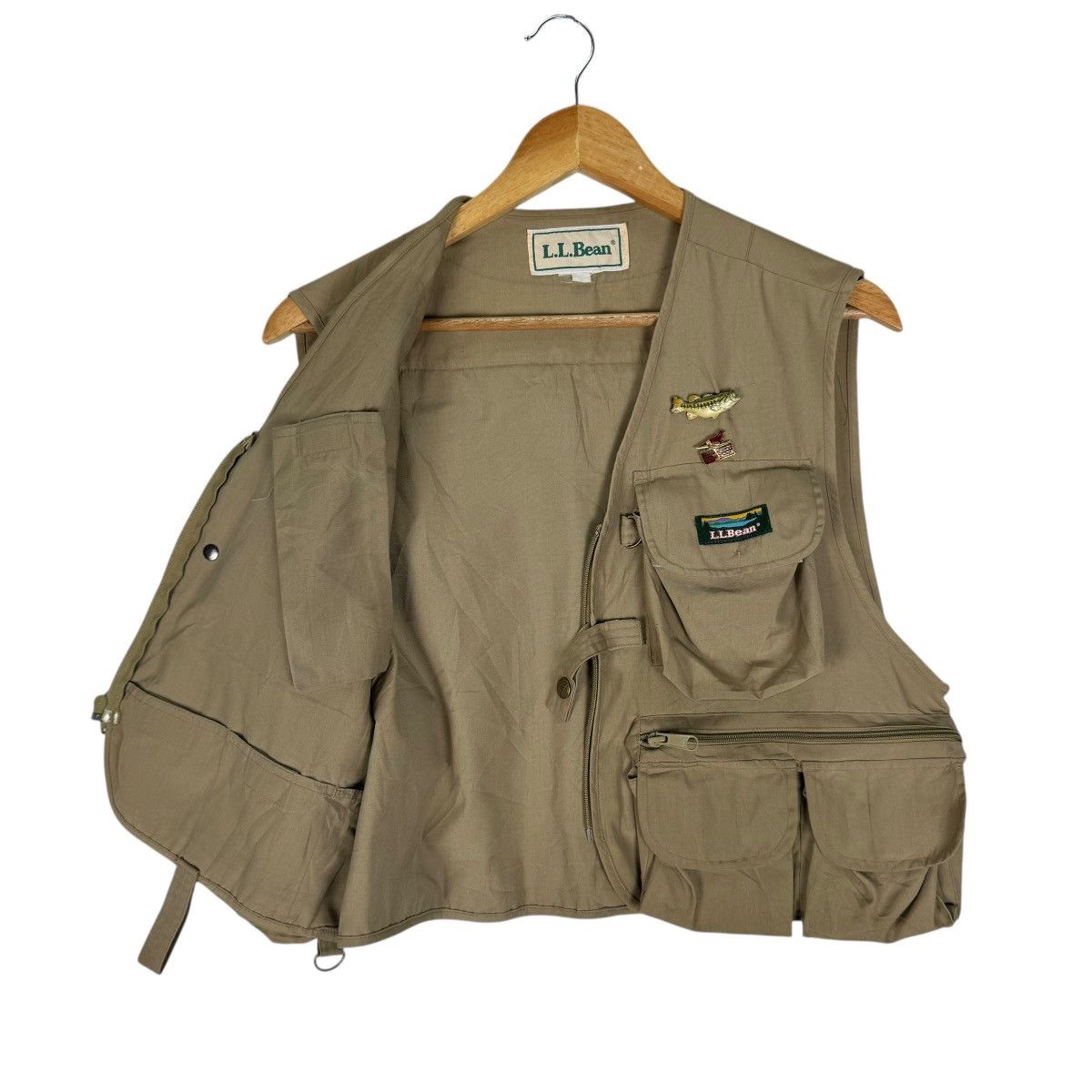 L.L. Bean ☀️LL BEAN FISHING UTILITY POCKET VEST Size US S / EU 44-46 / 1 - 6 Thumbnail