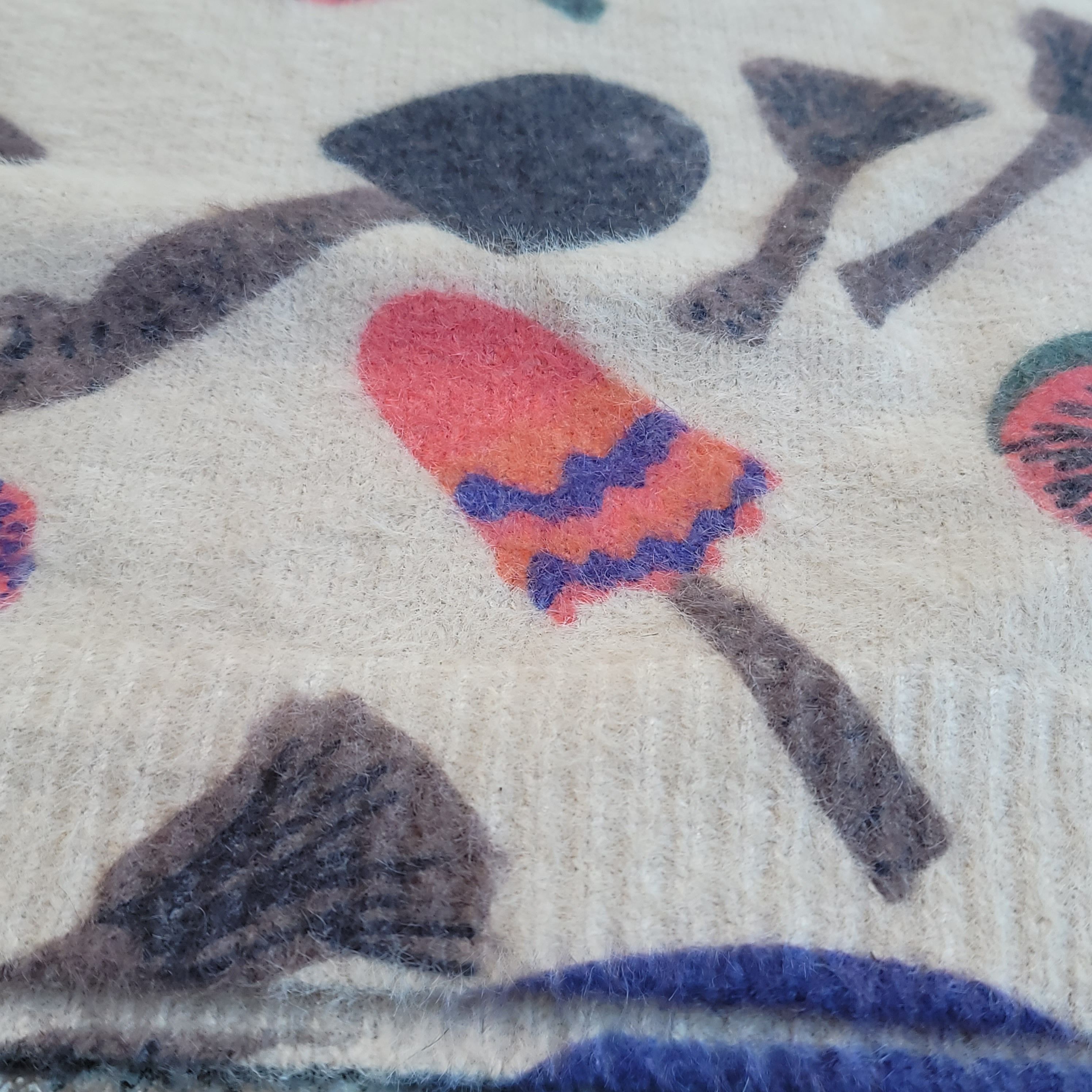 Other Oversized wool blend mushrooms sweater Size M / US 6-8 / IT 42-44 - 7 Thumbnail