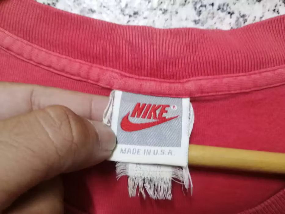 Nike × Vintage 90s Vintage Nike Jordan Vintage t-shirts XL Size US XL / EU 56 / 4 - 4 Thumbnail