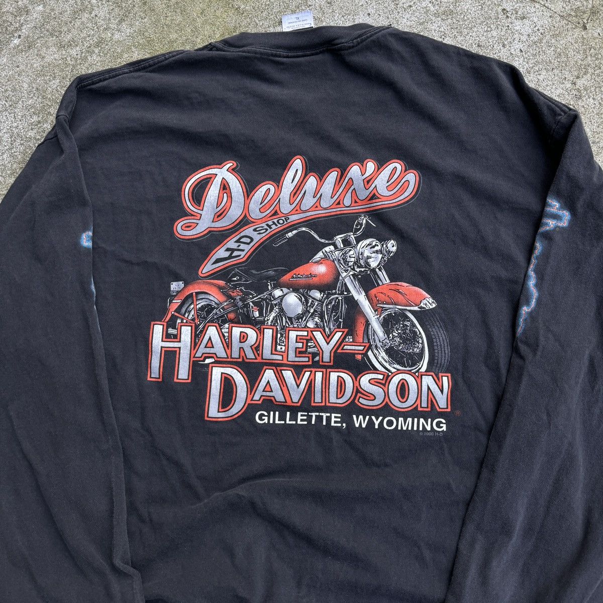 Vintage Vintage Harley Davidson Make Some Noise Lightning Longsleeve Size US XL / EU 56 / 4 - 5 Thumbnail