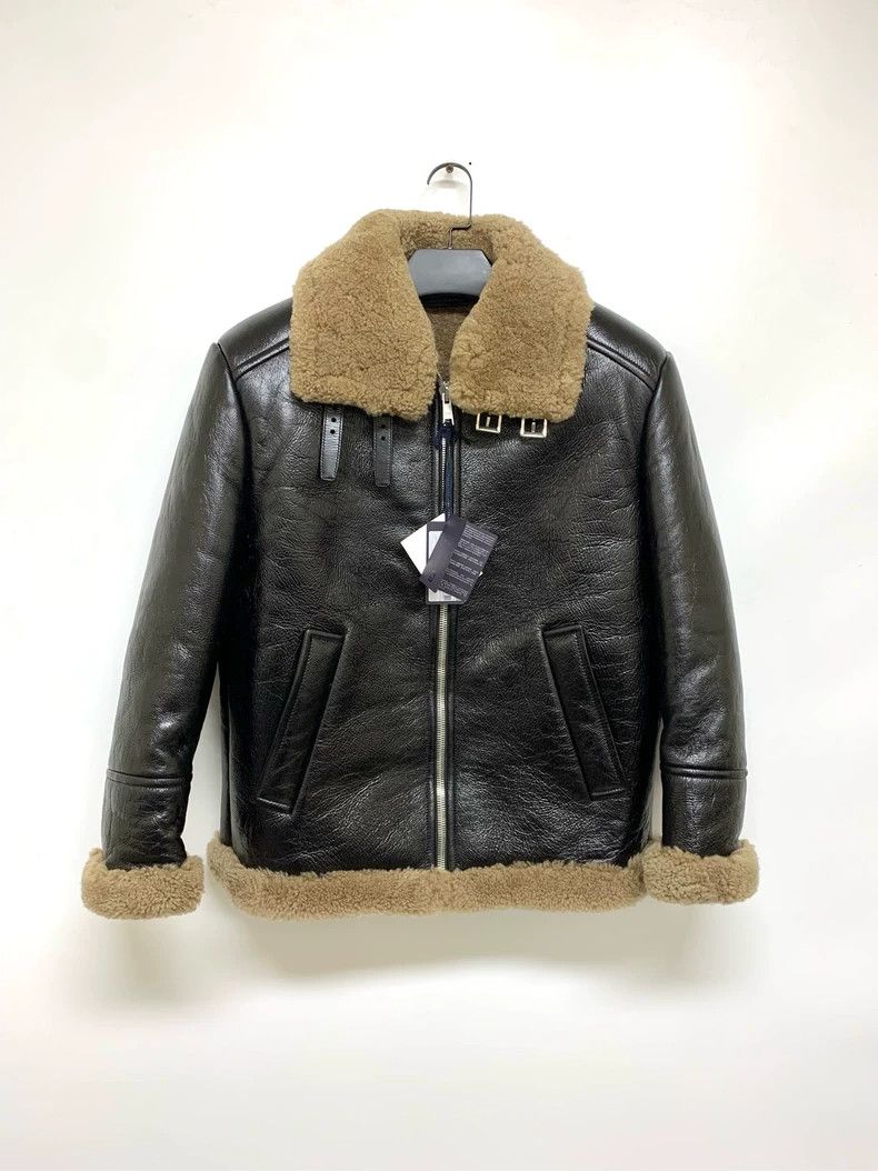 Prada Prada Shearling Leather Jacket Coat Size US S / EU 44-46 / 1 - 1 Thumbnail