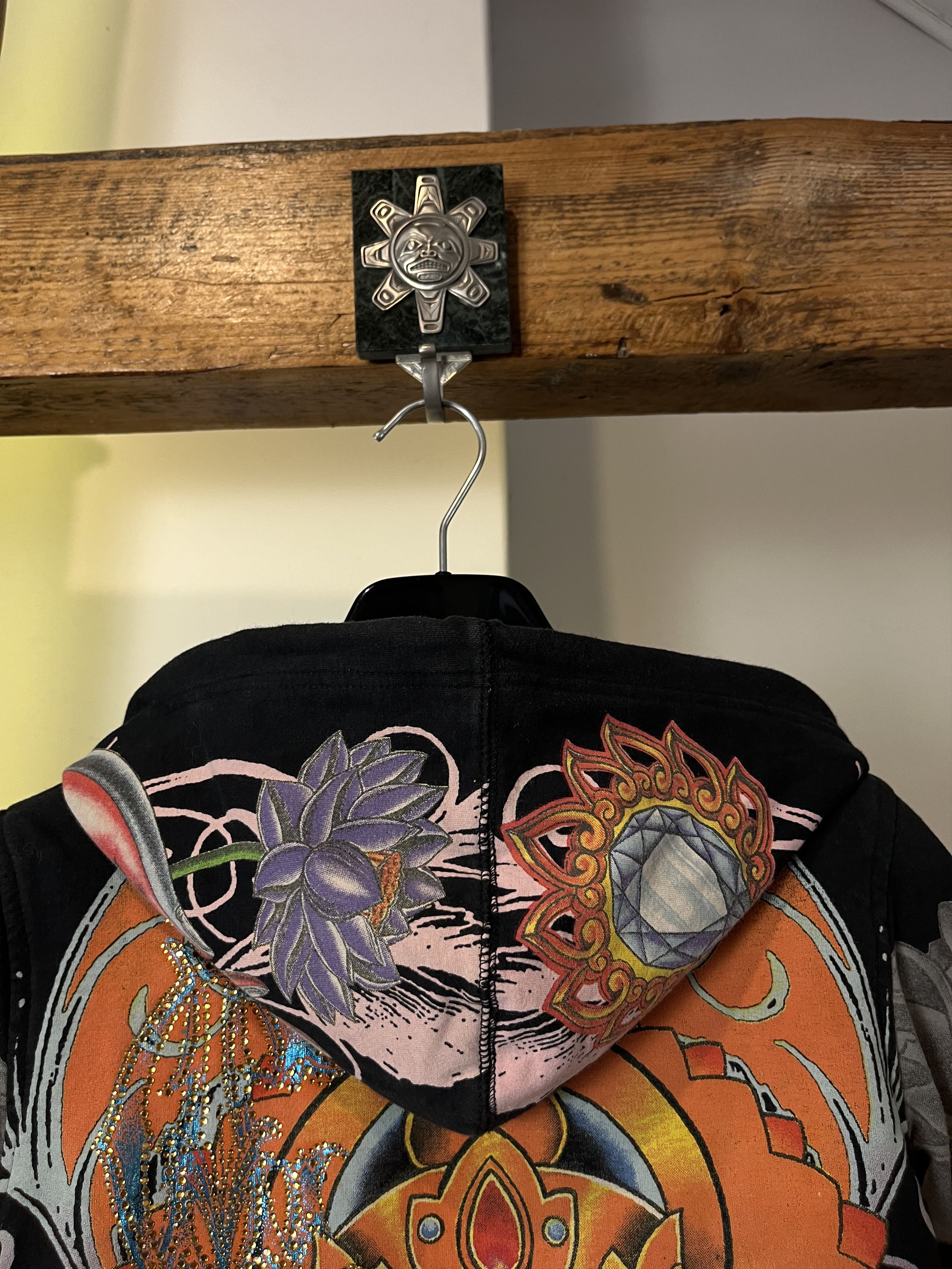 Christian Audigier × Ed Hardy × Vintage Ed Hardy By Christian Audigier Hindu Ganesha Buddhism Hoodie Size S / US 4 / IT 40 - 11 Thumbnail