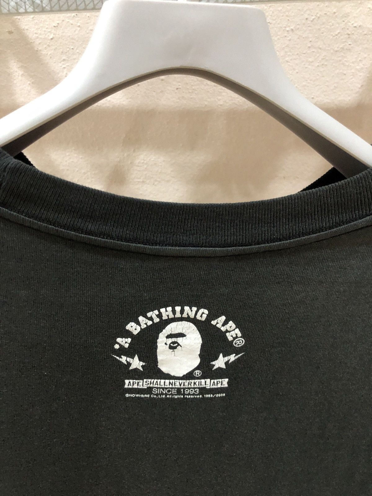 Bape 2008 A Bathing Ape College Logo Sun Faded Tshirts Size US L / EU 52-54 / 3 - 4 Thumbnail