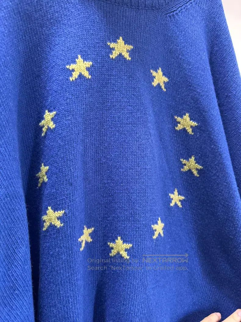 Vetements VETEMENTS European Union Star Knitwear Size US L / EU 52-54 / 3 - 2 Thumbnail