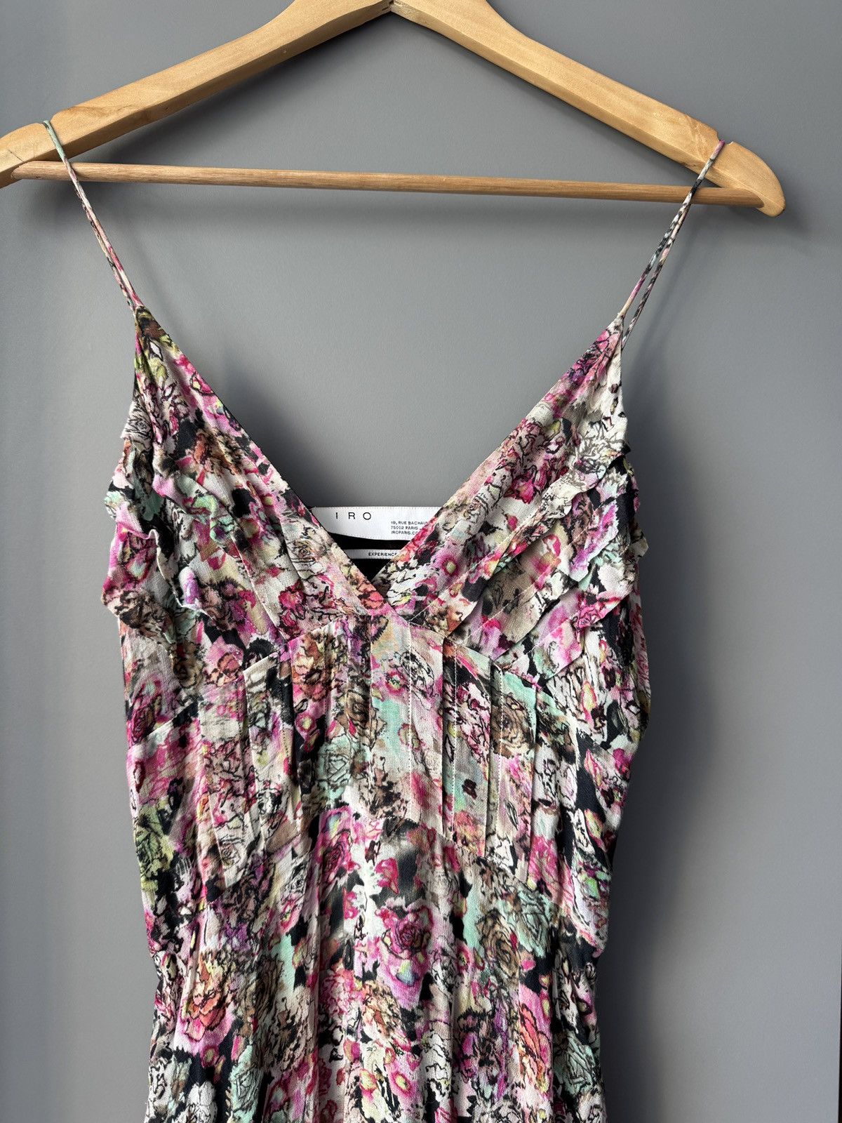 Iro × Sezane Iro Floral Printed Long Maxi Dress Size XXS / US 00 / IT 34 - 2 Thumbnail
