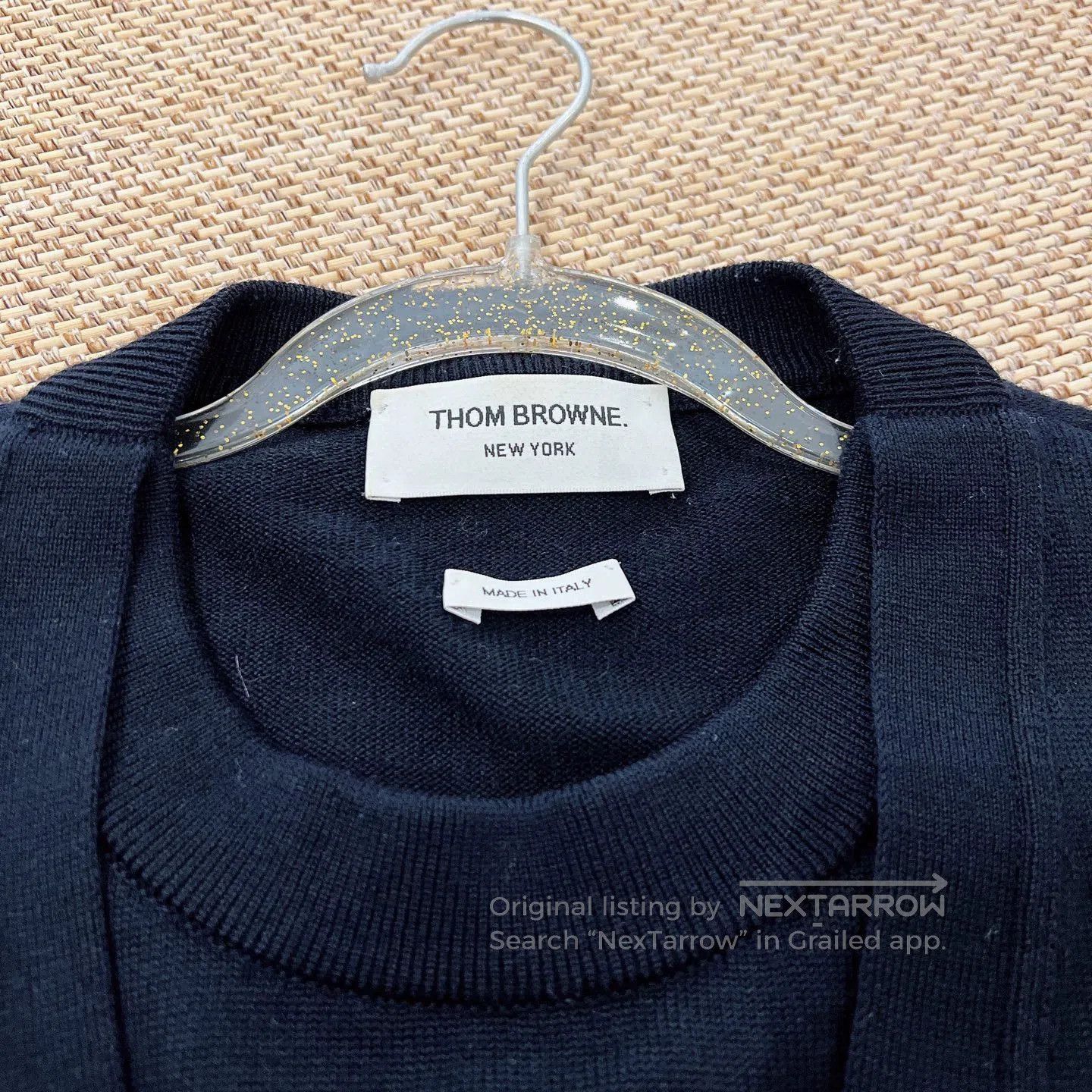 Thom Browne Thom Browne Navy Cardigan Sweater L. Size US L / EU 52-54 / 3 - 6 Thumbnail