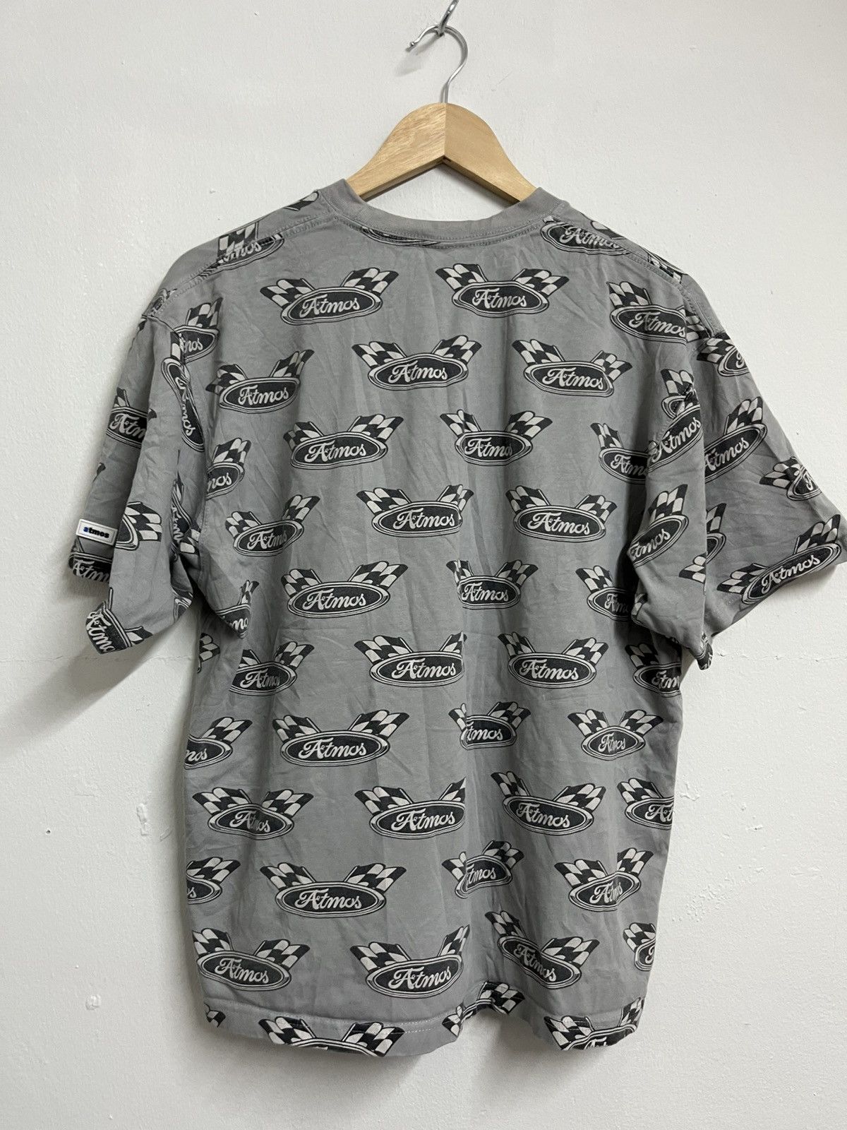 💥Atmos Checkered Flag Fullprinted Tee