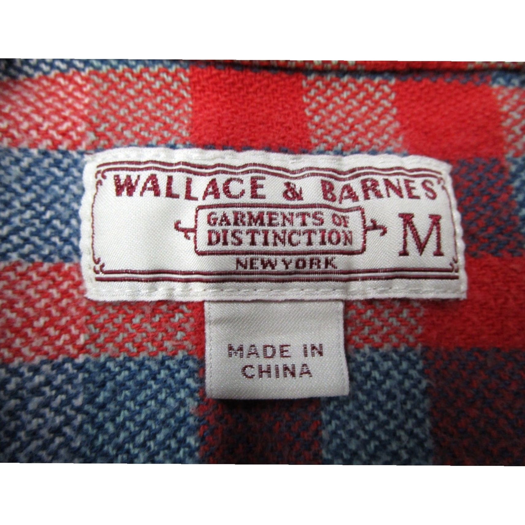 Wallace & Barnes Wallace & Barnes Mens Plaid Flannel Button-Down Shirt M Blue Red Multicolor 42 Chest Casual Workwear 25367 Size US M / EU 48-50 / 2 - 3 Thumbnail