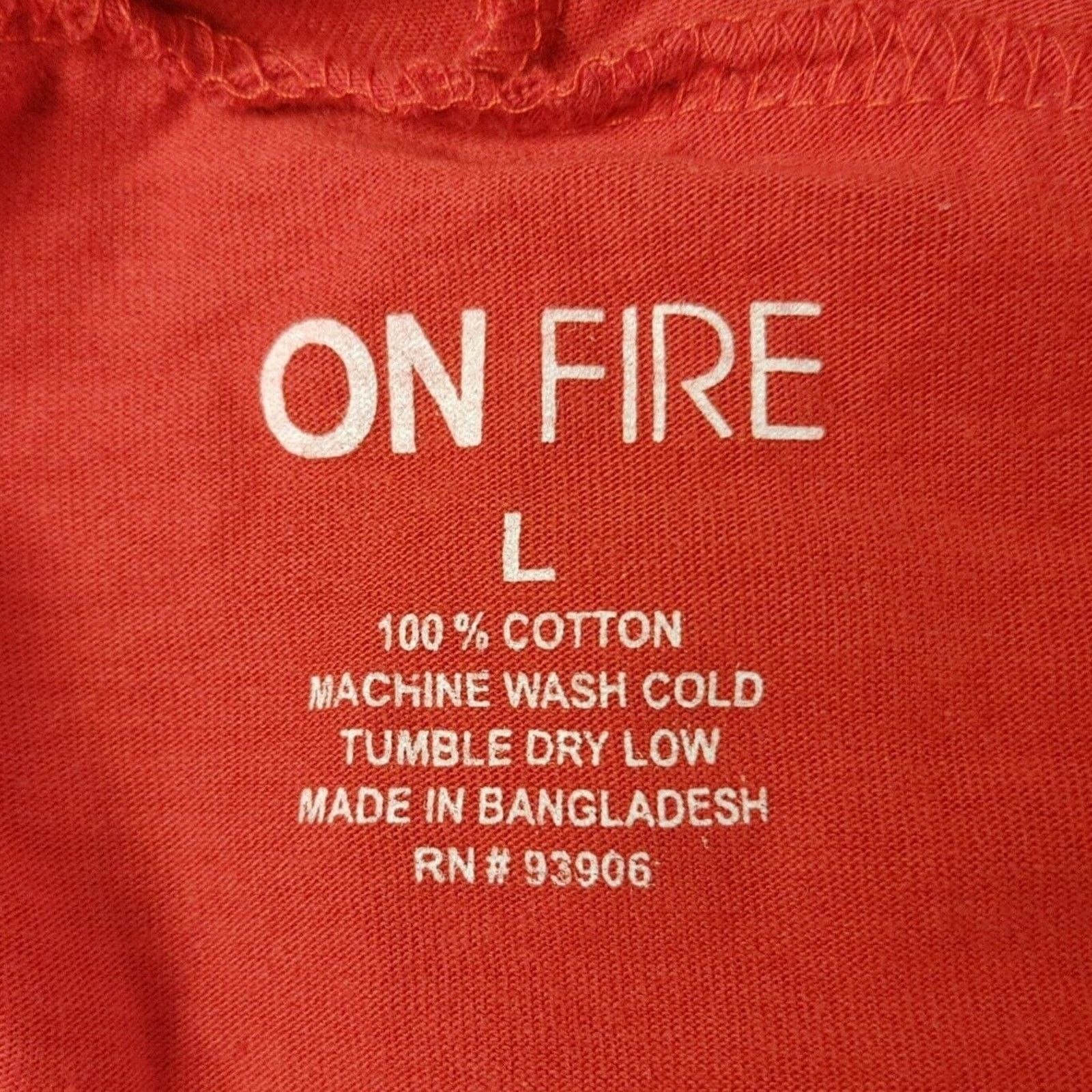 Other On Fire Women's Red Long Sleeve Hooded Sweater Dress LG Size L / US 10 / IT 46 - 3 Thumbnail