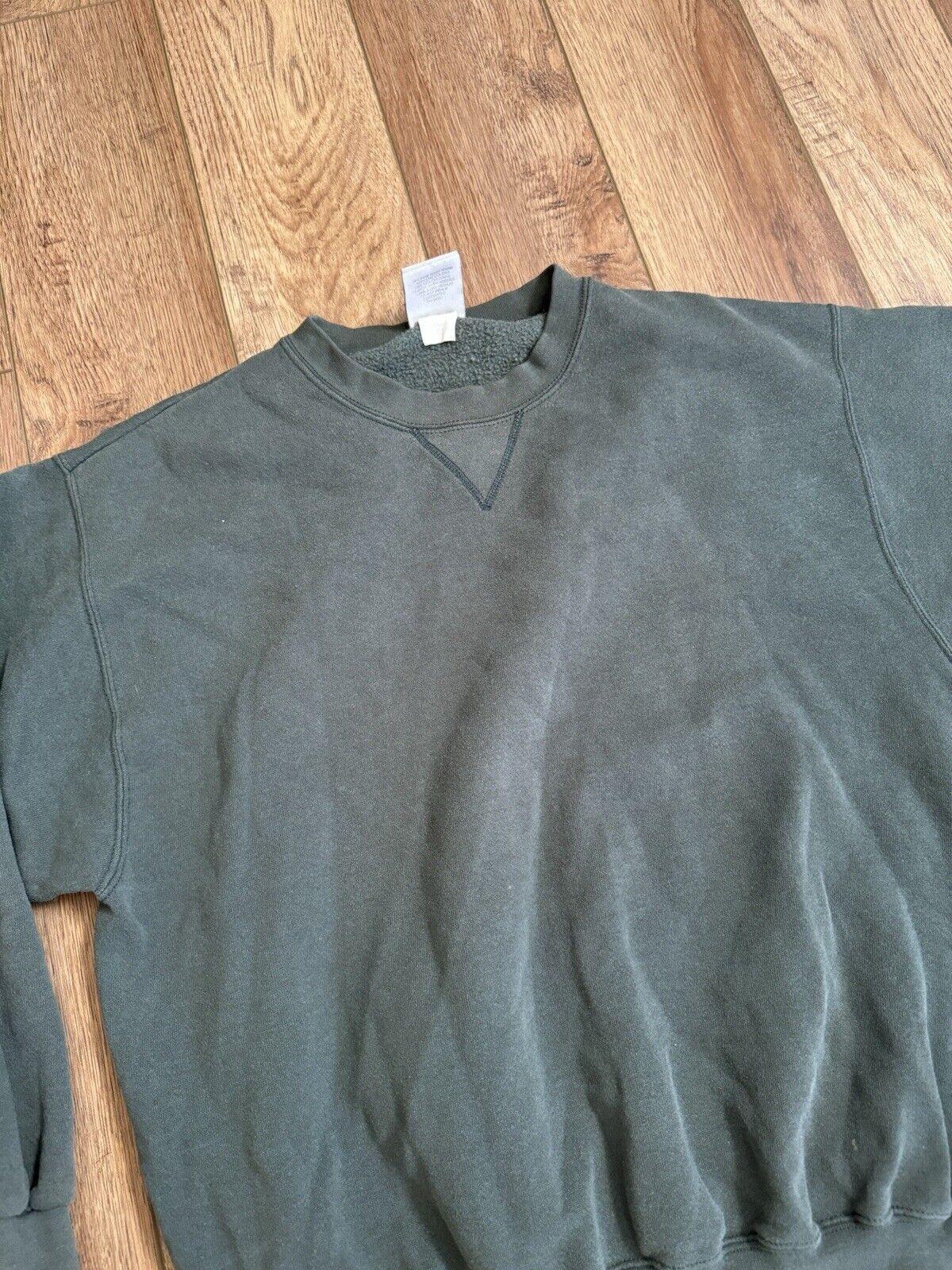 Vintage Vintage Cheetah Blank Green Crewneck Sweater Size US M / EU 48-50 / 2 - 2 Thumbnail