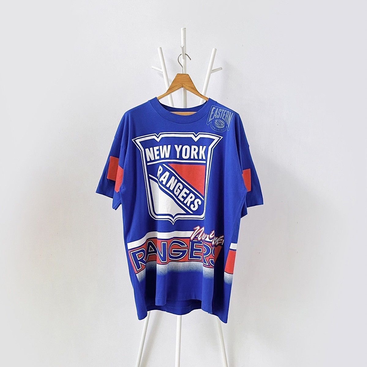 Vintage 90s New York Rangers NHL t-shirt/ XL Size US XL / EU 56 / 4 - 1 Thumbnail