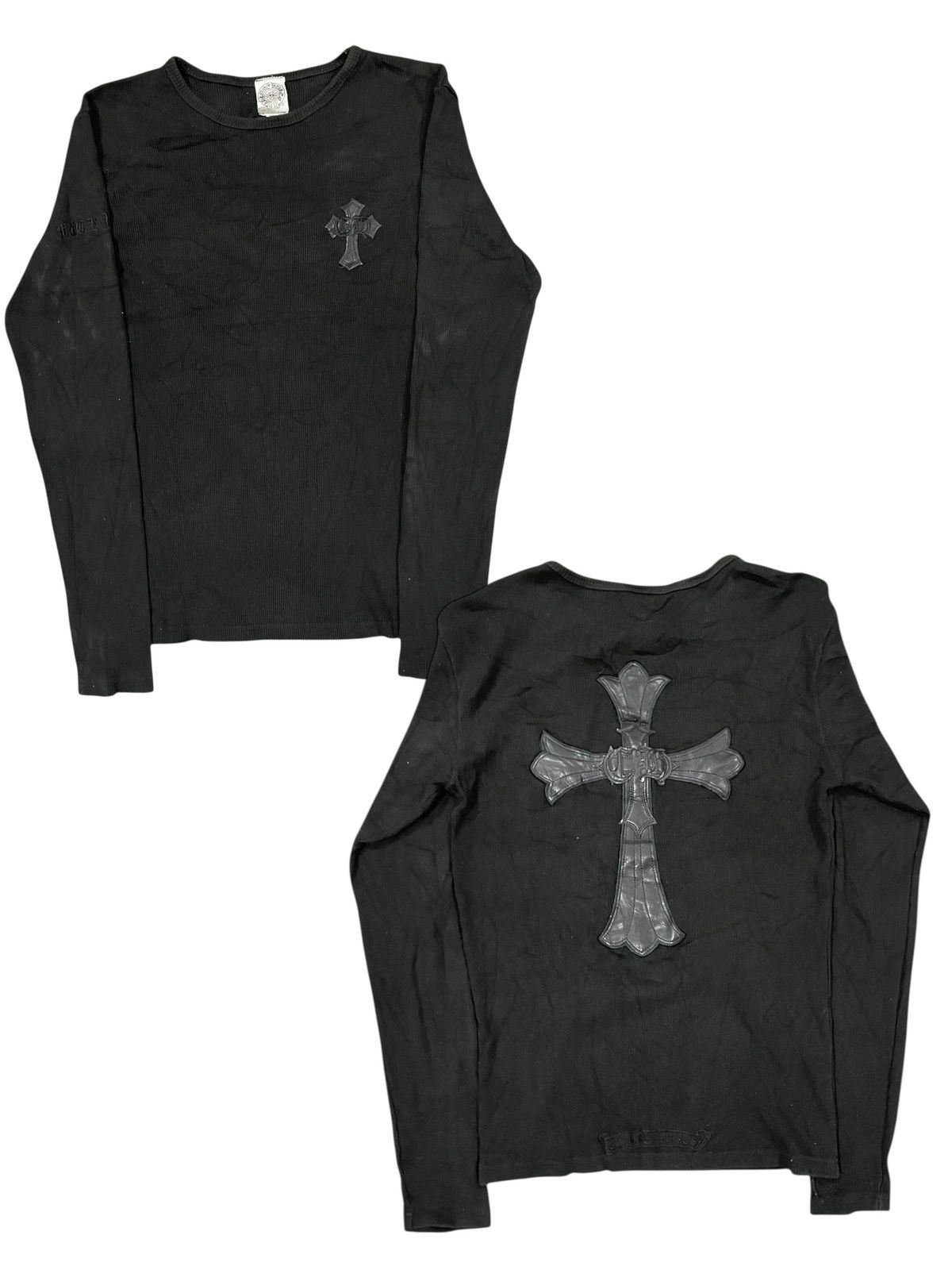 Japanese Brand × Other Distressed CH Crossed Booted Thermal Wear Shirts Size US M / EU 48-50 / 2 - 2 Thumbnail