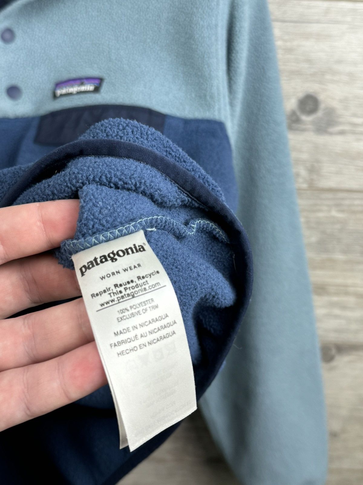 Patagonia Patagonia synchilla pullover vintage bomber size xs Size US XS / EU 42 / 0 - 8 Thumbnail