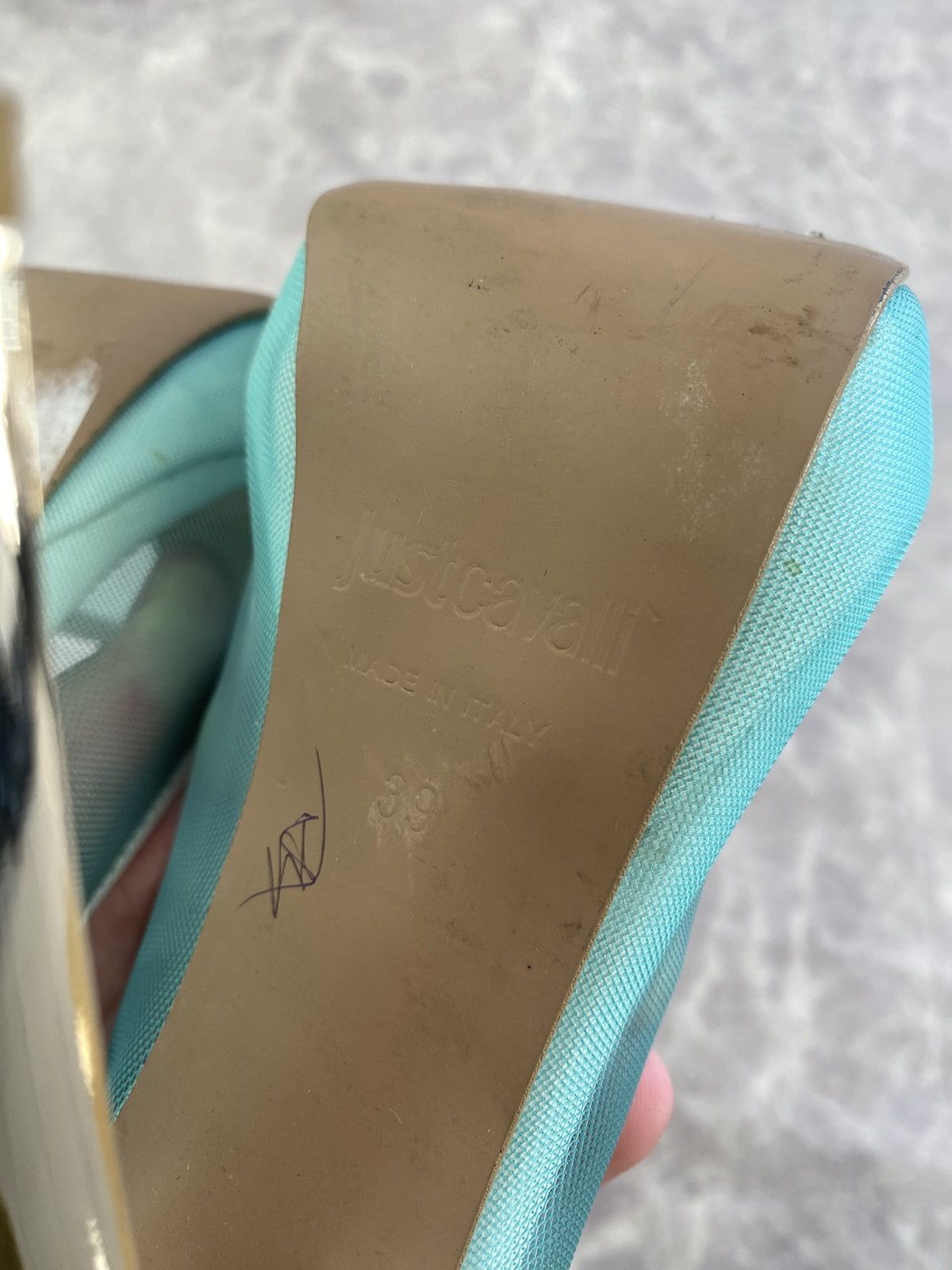 Just Cavalli Just Cavalli Transparent Heels with Leather details Size 39 Size US 9 / IT 39 - 12 Thumbnail