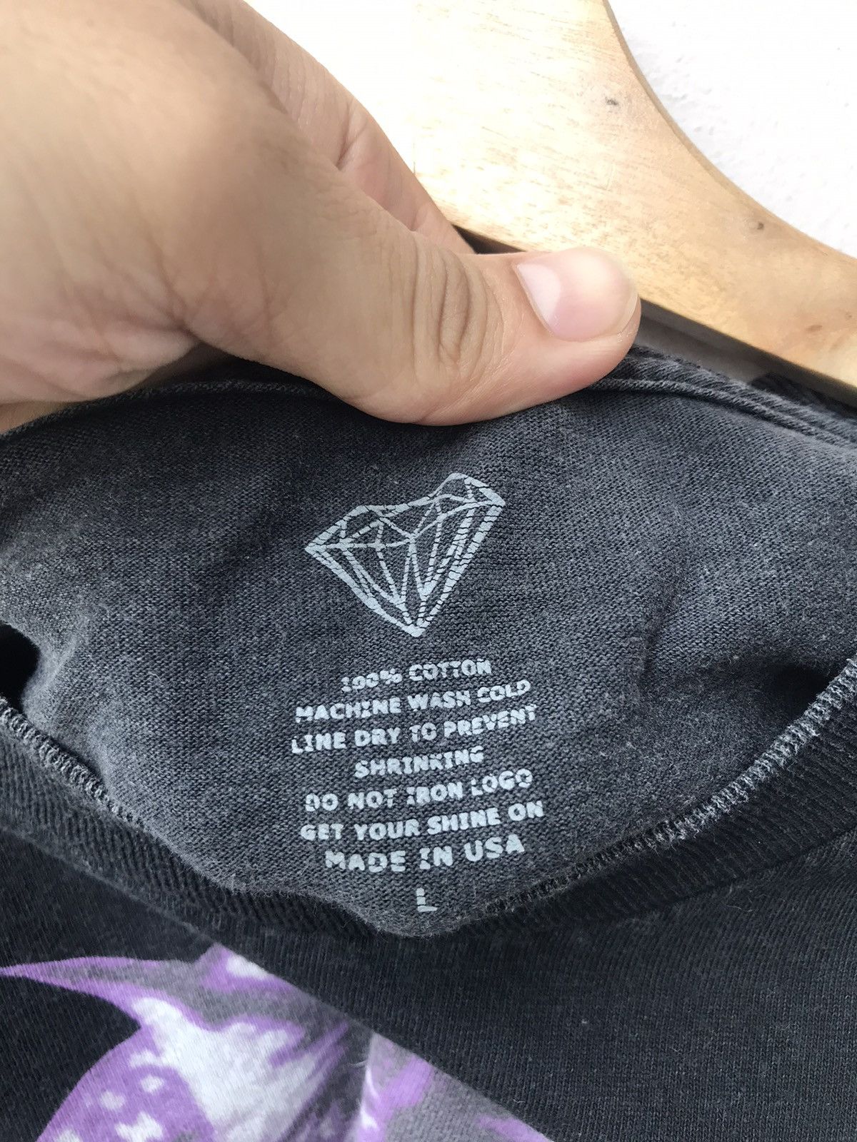 Diamond Supply Co. Vintage Diamond Supply Co Distressed Tee skategang surfstyle Size US L / EU 52-54 / 3 - 9 Thumbnail