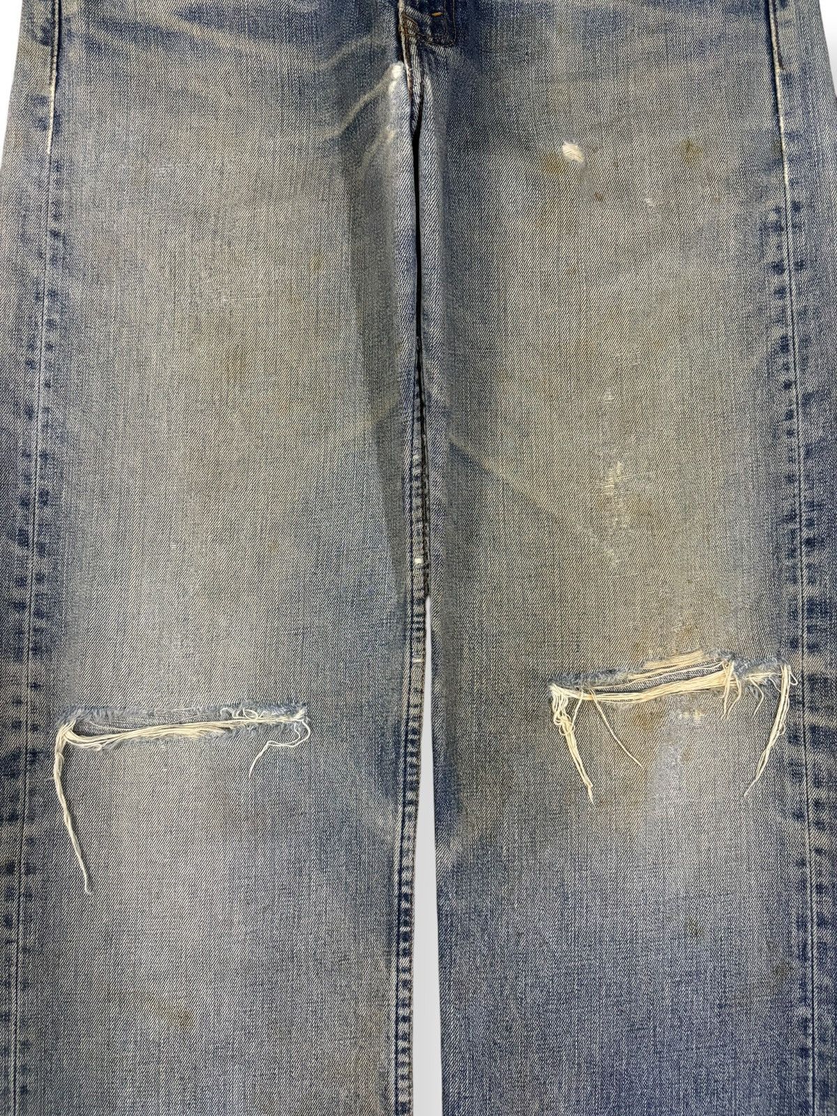 Levi's Vintage 90s Levis 512 Rusty Mud Wash Baggy Distressed Jeans Size US 33 - 4 Thumbnail